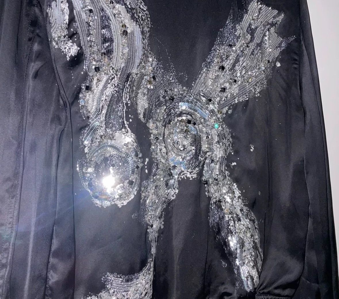 Saint Laurent Paris × Yves Saint Laurent saint Laurent Mr.X Crystal&sequins jacket2412-Nextarrow Size US M / EU 48-50 / 2 - 5 Thumbnail