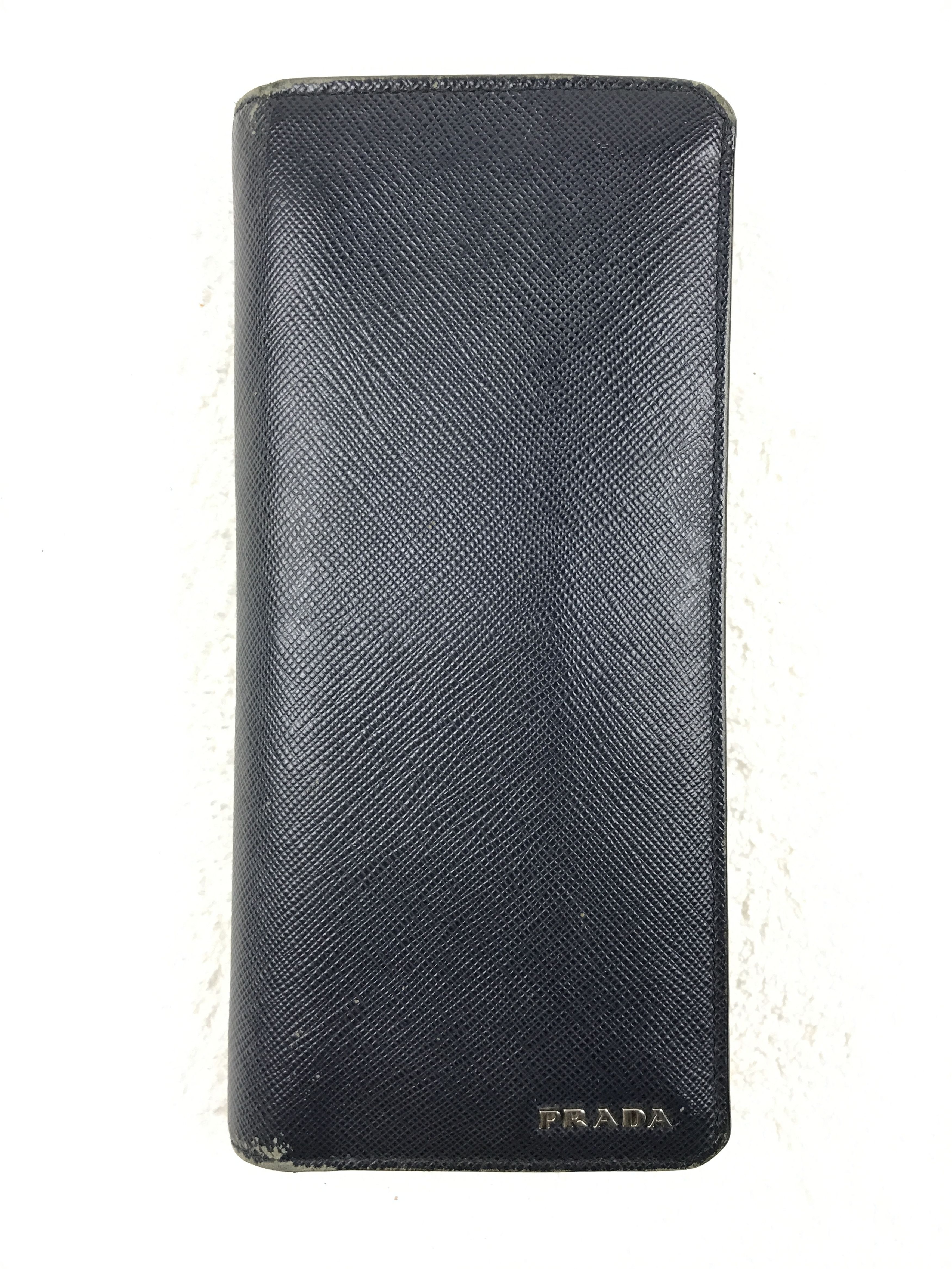 Prada × Vintage Vintage Prada Saffiano Bifold Long Wallet Size ONE SIZE - 1 Thumbnail