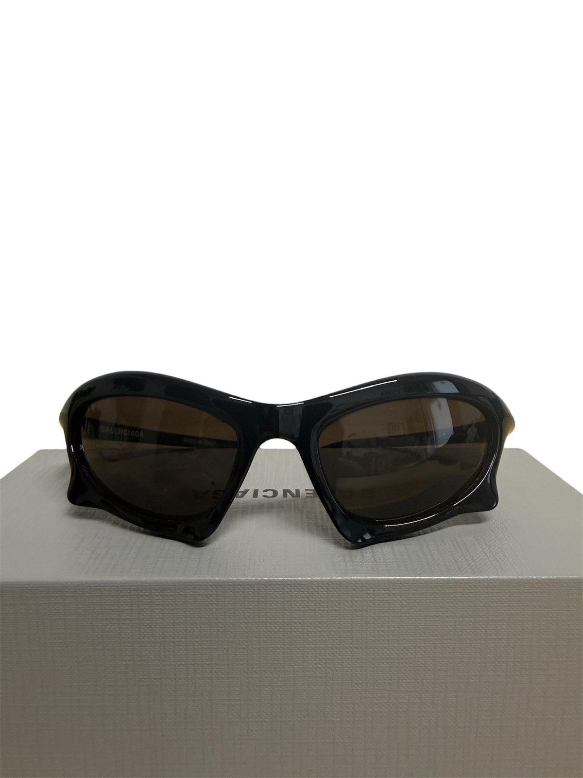 Balenciaga Balenciaga Bat Rectangle Sunglasses black Size ONE SIZE - 1 Thumbnail