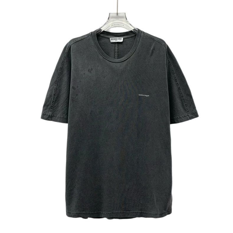 Balenciaga Balenciaga Black and grey logo monogram printed old round Size US XS / EU 42 / 0 - 1 Thumbnail