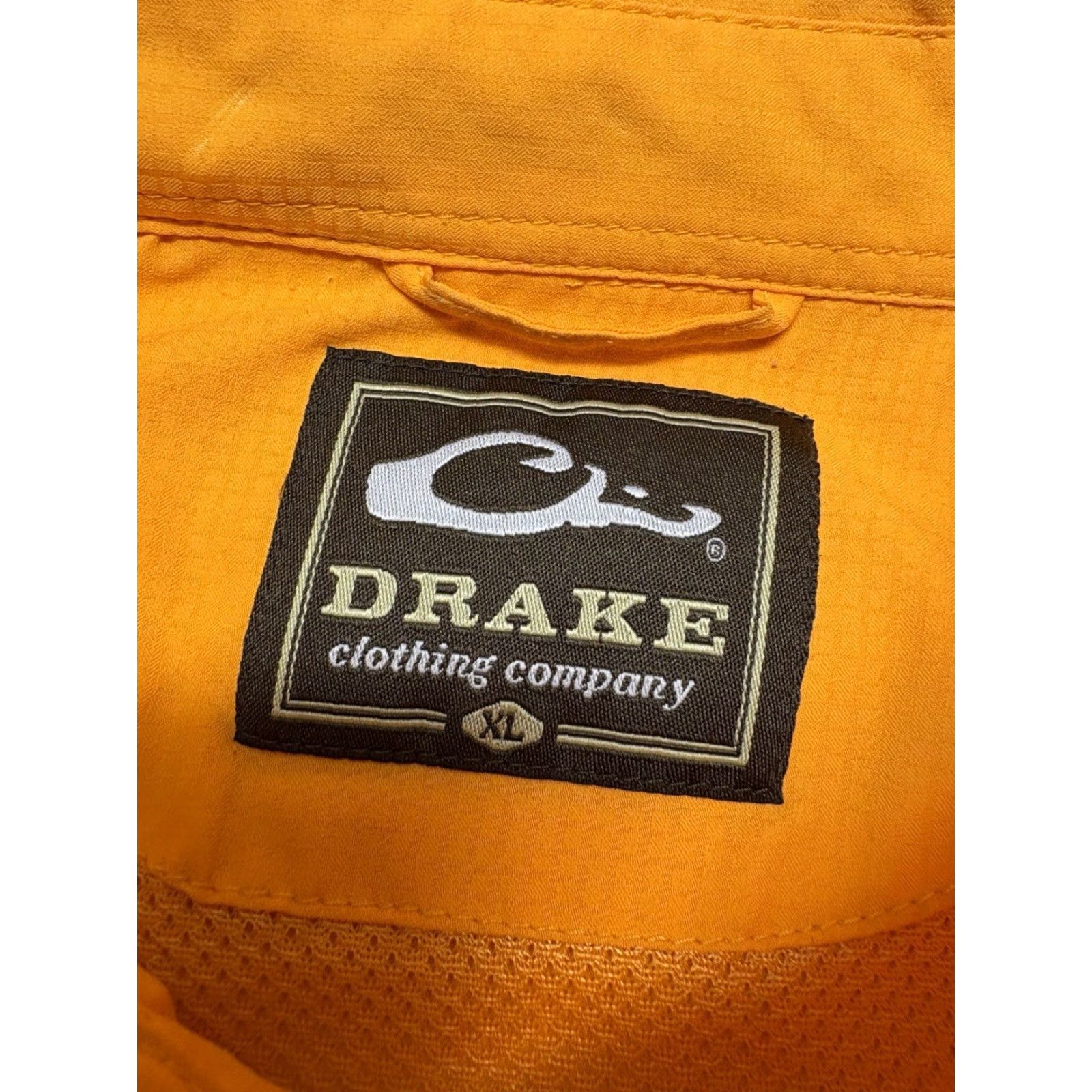 Vintage Drake Tennessee Shirt Mens XL Orange Button-Down Microfiber Shirt Size US XL / EU 56 / 4 - 3 Thumbnail