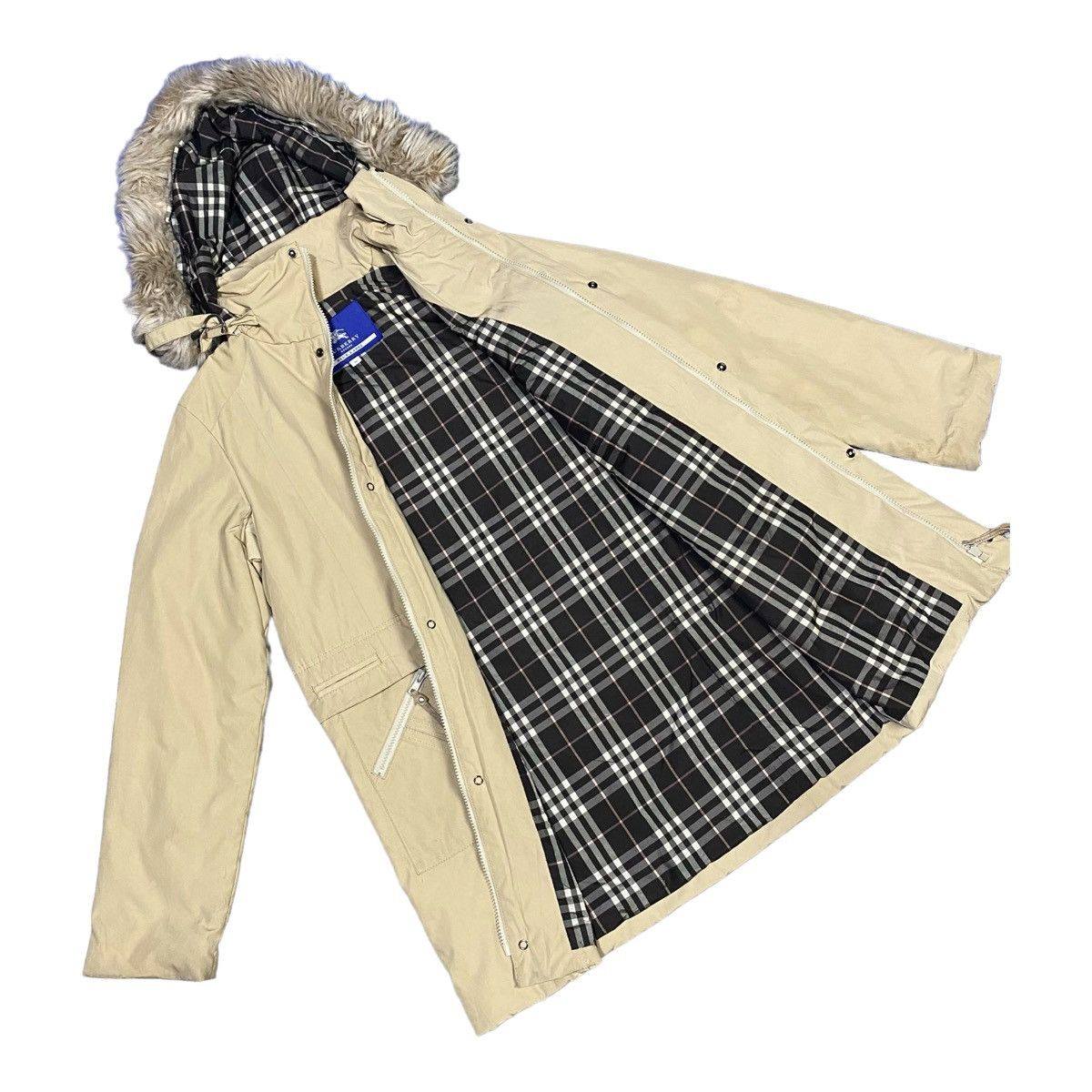 Burberry × Designer BURBERRY LONDON BLUE LABEL PARKA JACKET Size US S / EU 44-46 / 1 - 3 Thumbnail