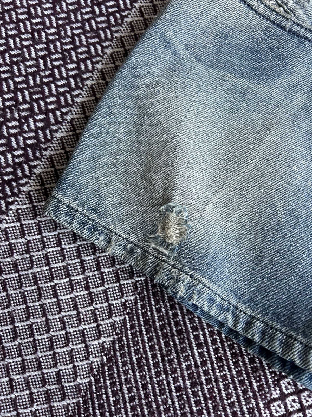 Diesel Vintage Diesel Mini Skirt Distressed Y2K Faded 00s Size 30 Size 30" / US 8 / IT 44 - 10 Thumbnail