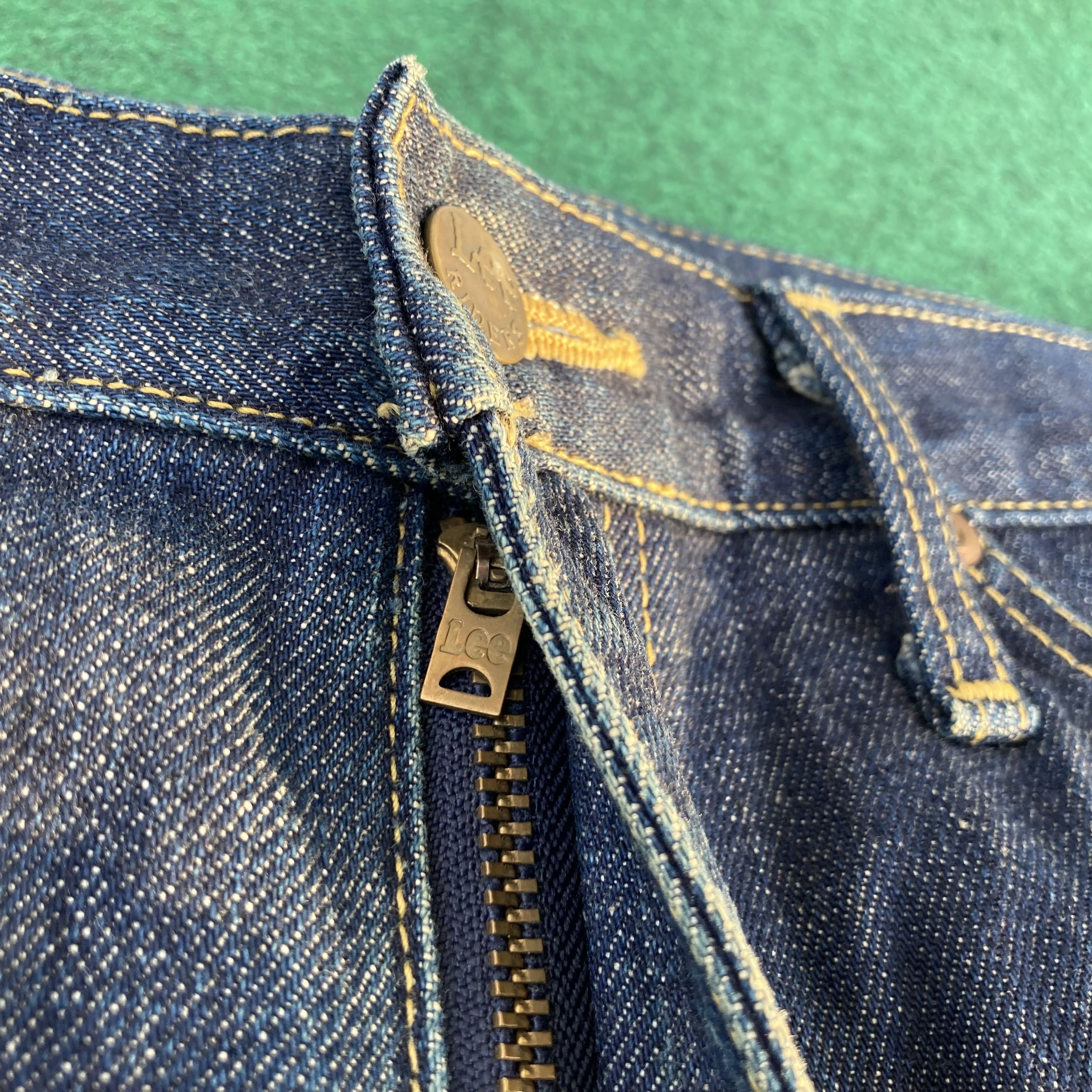 Lee Vtg Lee Riders Denim Bootcut Flare Grunge Jeans Size US 31 - 4 Thumbnail