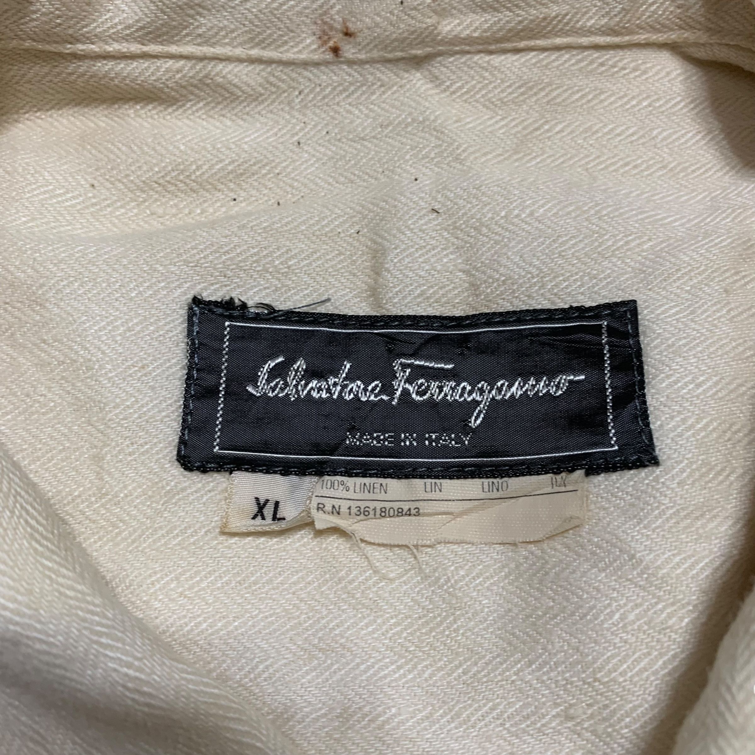 Salvatore Ferragamo Salvatore Ferragamo Chore Jacket Size US XL / EU 56 / 4 - 7 Thumbnail