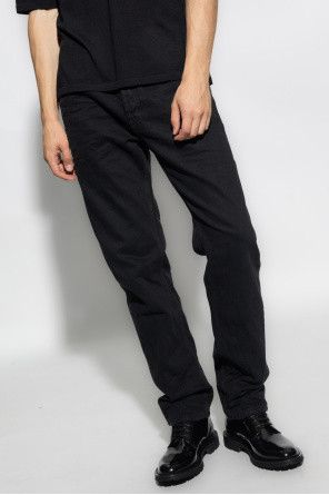 Saint Laurent Paris o1s1wg110925 757190 Baggy Denim Jeans in Carbon in Black Size US 29 - 2 Thumbnail