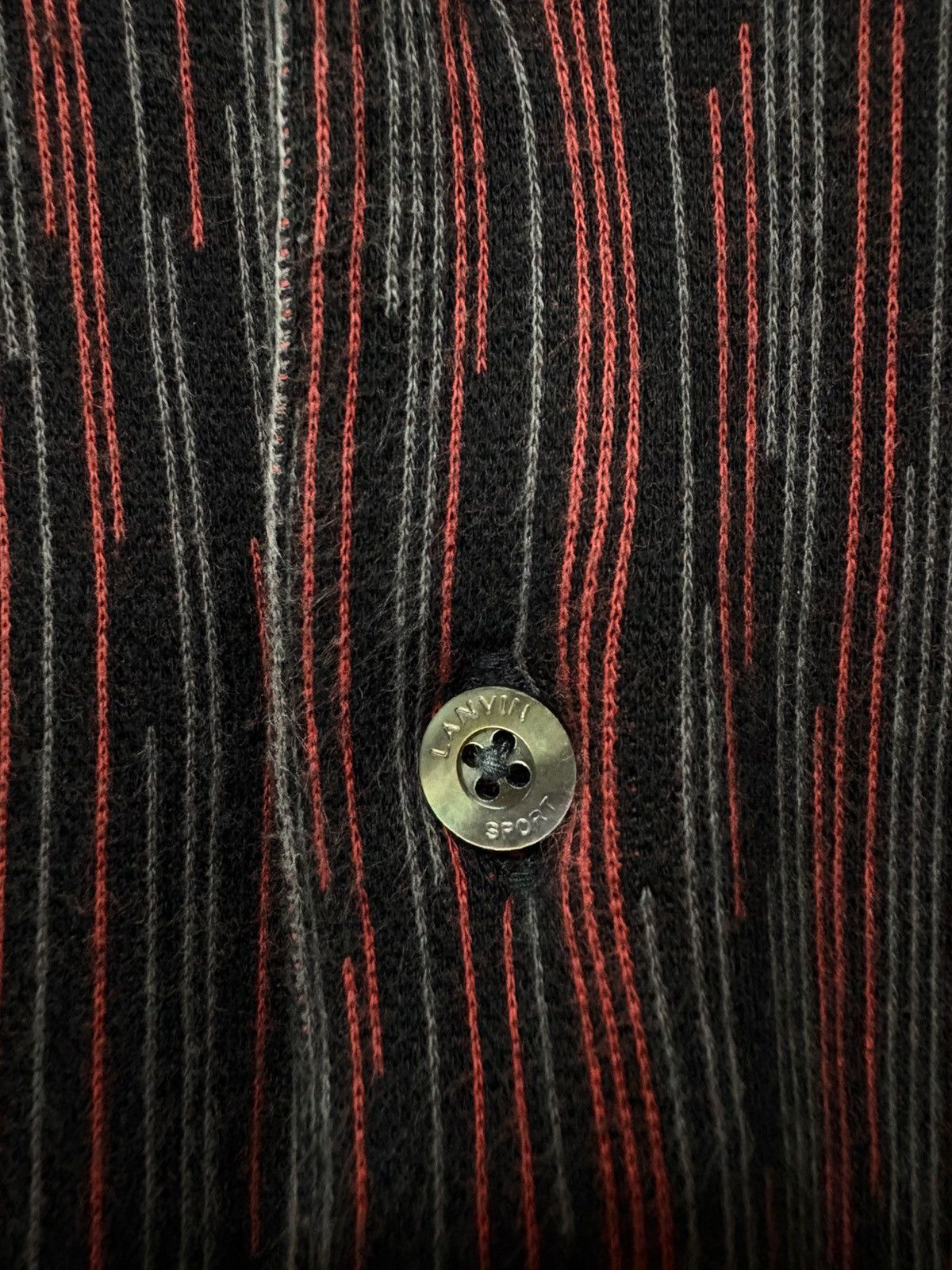 Lanvin Vintage Lanvin Paris Sport Long Sleeve Cotton Polo Size US M / EU 48-50 / 2 - 11 Thumbnail