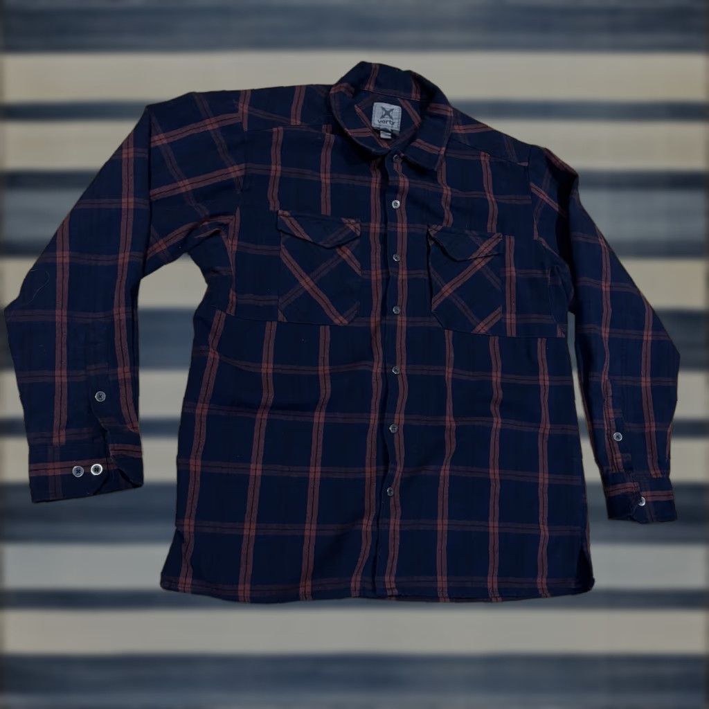 Vintage Vertx Canyon Valley Heavyweight Flannel Plaid Snap Button-Up Shirt Men’s L Size US L / EU 52-54 / 3 - 1 Thumbnail
