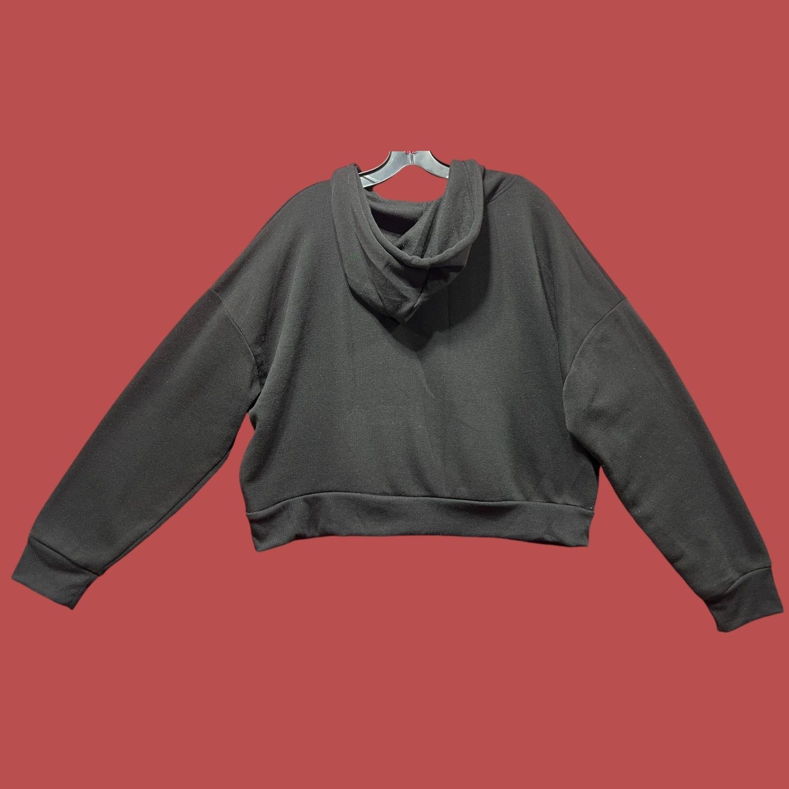rue21 Rue 21 - Women's Long Sleeve Hooded Sweatshirt - Black - 2X Size XXL / US 16-18 / IT 52-54 - 2 Thumbnail