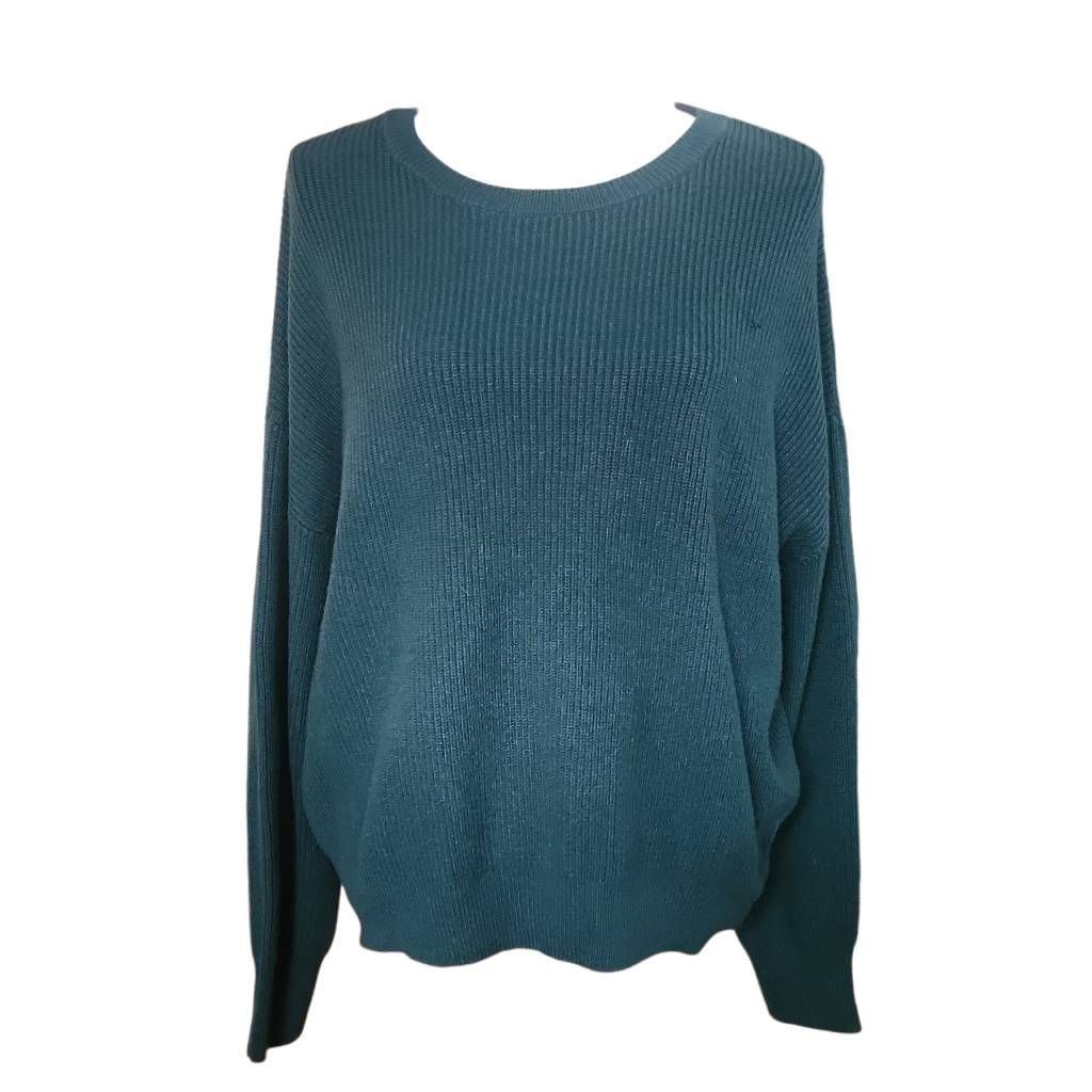 Express Express Women's Size Medium Forest Green Crew Neck Relaxed S Size M / US 6-8 / IT 42-44 - 1 Thumbnail