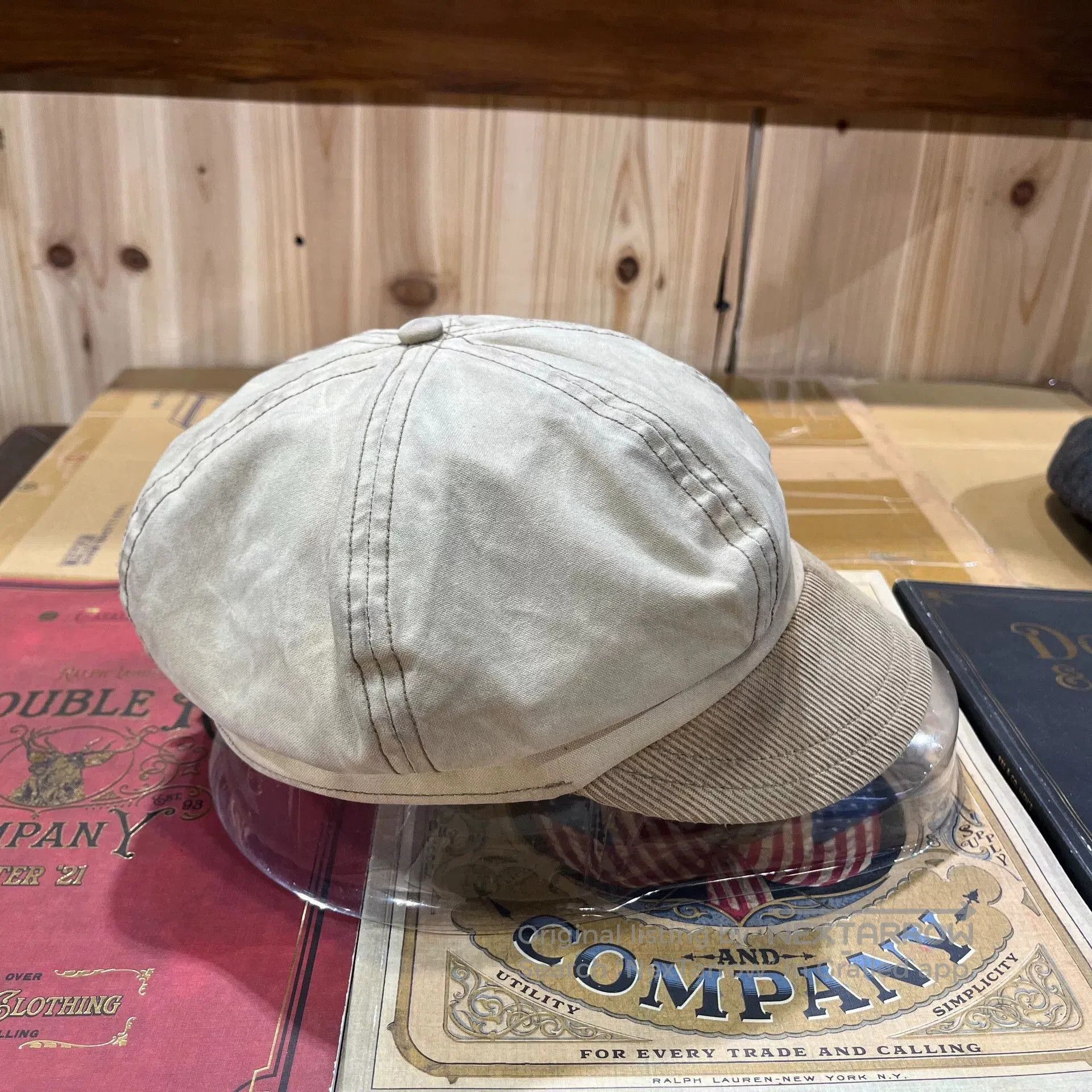 RRL Ralph Lauren RRL Double RL Corduroy Brim Hat M. Size ONE SIZE - 2 Thumbnail