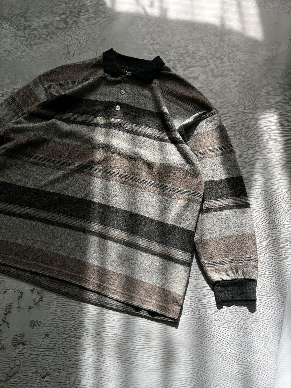 Carlo Colucci Carlo Colucci Vintage Polo Longsleeve Sweater Wool Size US XL / EU 56 / 4 - 1 Thumbnail