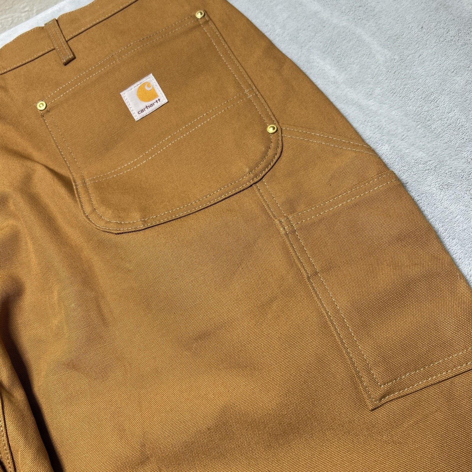 Carhartt Carhartt Double Knee Carpenter Duck Pants 46x32 Loose Fit Size US 44 / EU 60 - 5 Thumbnail