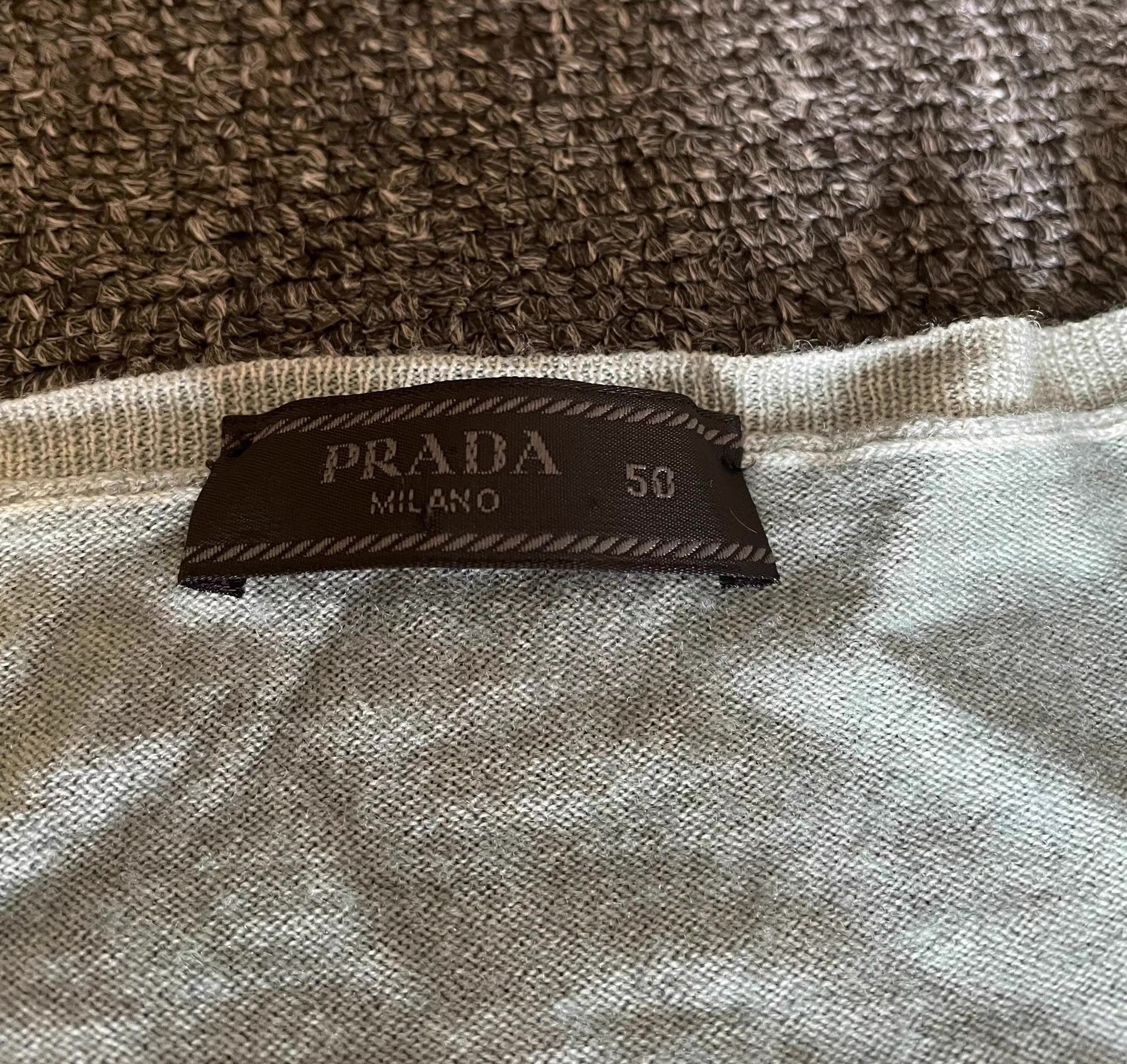 Prada Prada V-neck wool sweater, Size US L / EU 52-54 / 3 - 5 Thumbnail