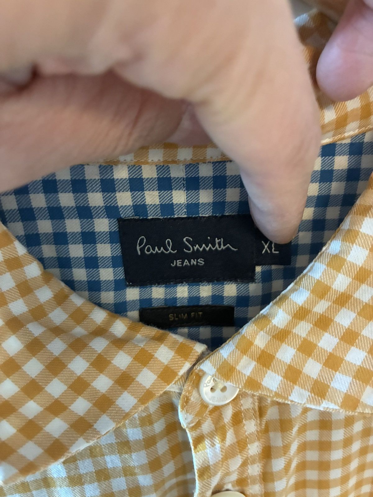 Paul Smith Paul Smith Jeans Multi-Gingham Slim Fit Shirt Size US L / EU 52-54 / 3 - 7 Thumbnail