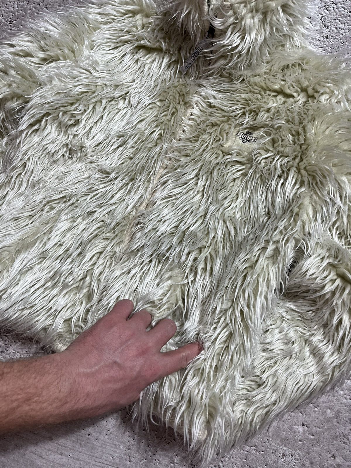 Beauty Beast × If Six Was Nine × Vintage FAUX FUR AMAZING CROPPED AVANT-GARDE JACKET COAT Size M / US 6-8 / IT 42-44 - 5 Thumbnail