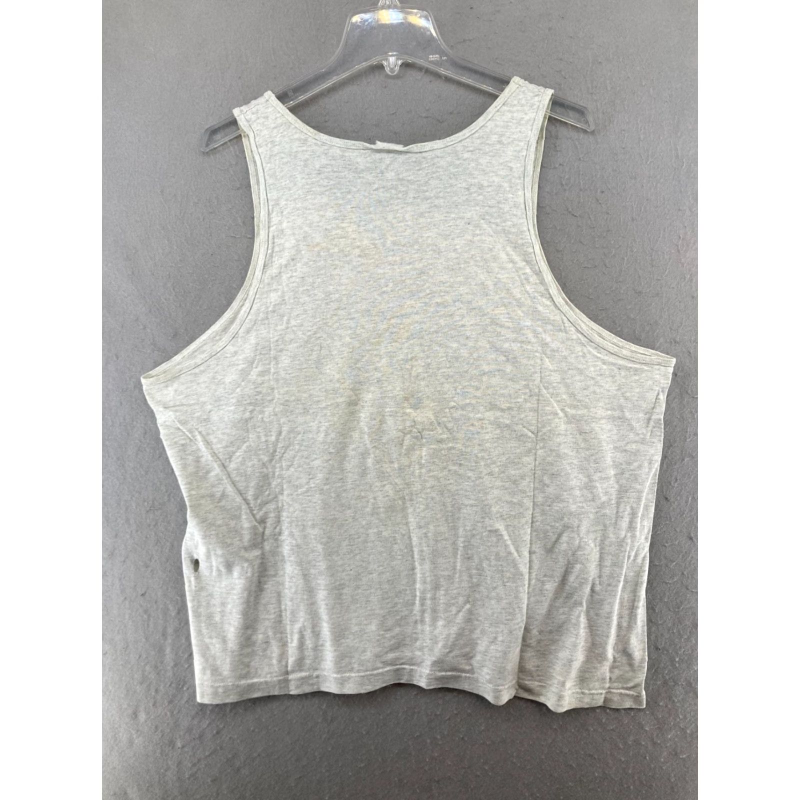 Fruit Of The Loom VINTAGE Tucker Jones Mes Tanktop XL Gray USA MADE Fruit of the Loom Graphic Print T-Shirt Men XL Gray USA Vintage Size US XL / EU 56 / 4 - 7 Thumbnail