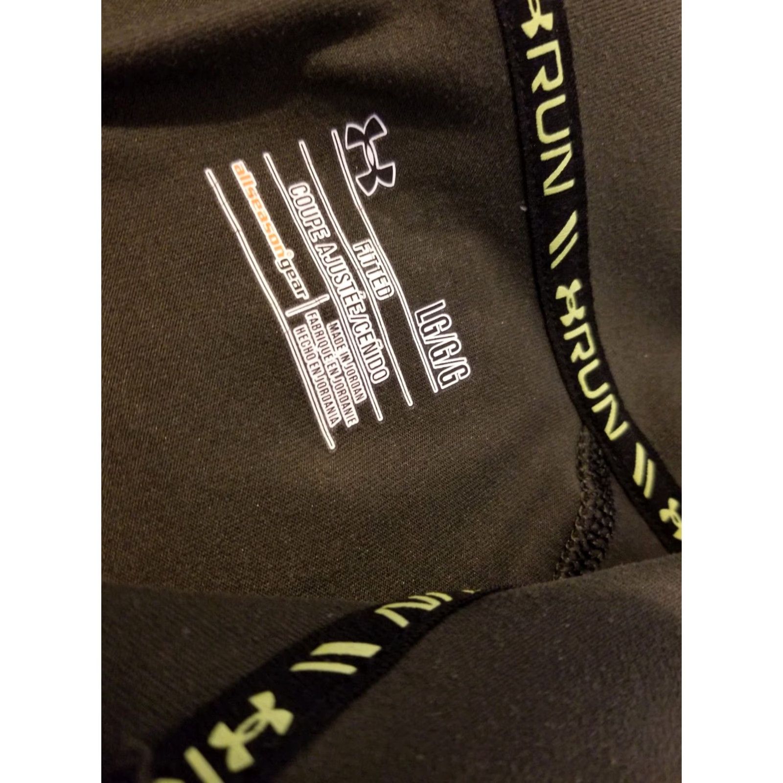 Under Armour Under Armour Shirt L Large Gray Gray Athletic Long Sleeve Zip Mens Size US L / EU 52-54 / 3 - 4 Thumbnail