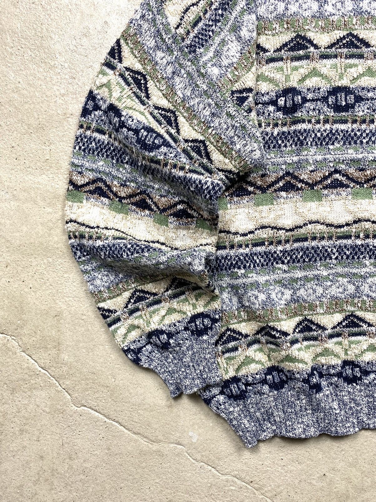 Coogi 90’s Japan Knit Striped Sweater Coogi style Carlo Colucci Size US M / EU 48-50 / 2 - 12 Thumbnail