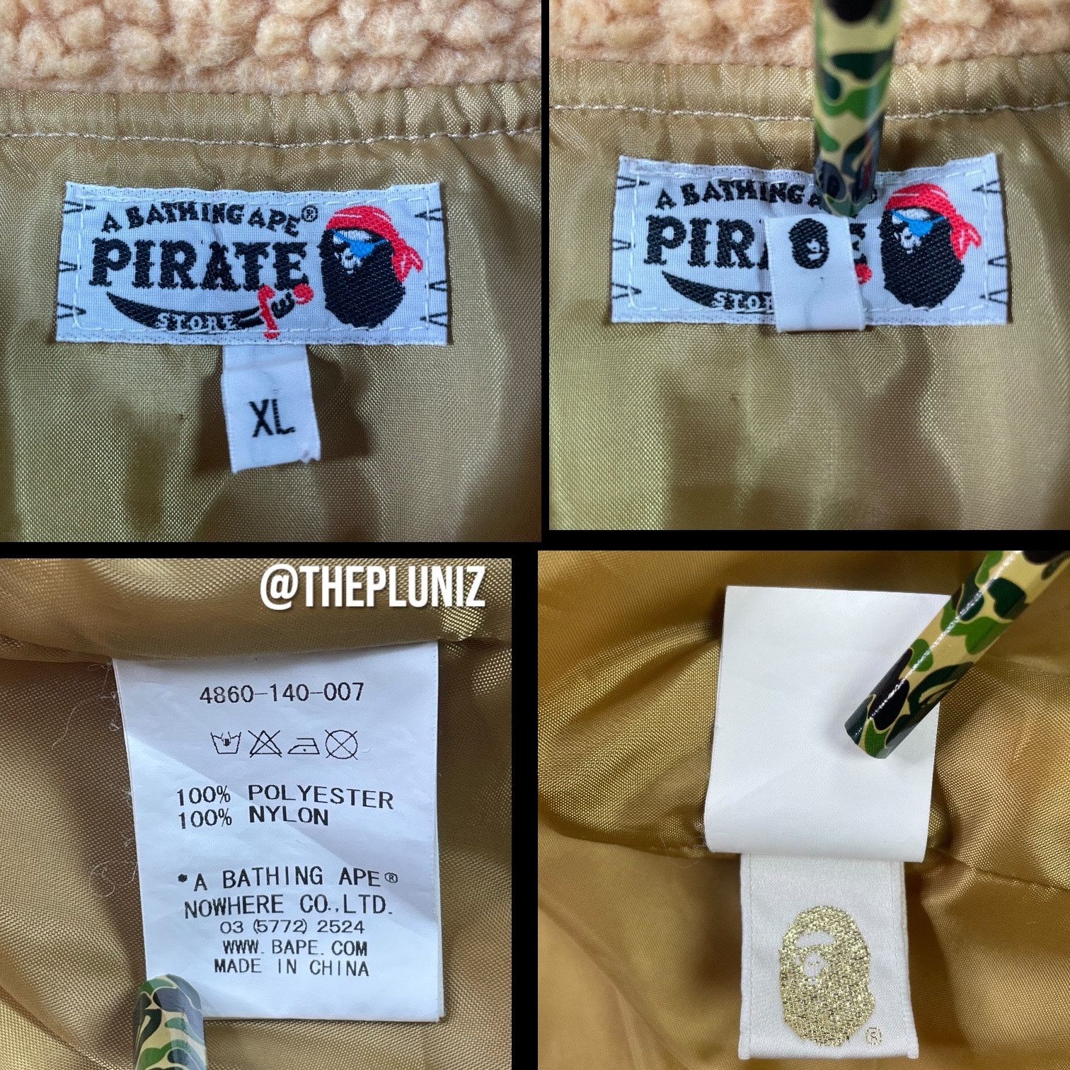 Bape BAPE Pirate Store Fleece Jacket Exclusive Size US XL / EU 56 / 4 - 7 Thumbnail
