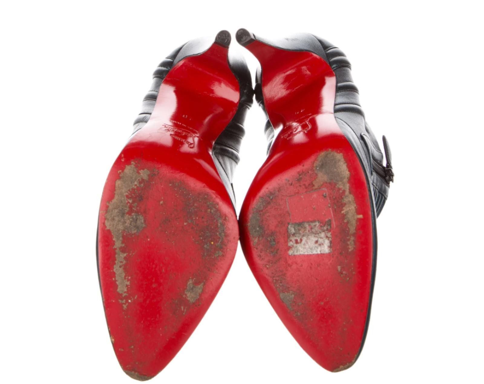 Christian Louboutin Christian Louboutin Sigourney 100 Ankle Boots, Sz US9 IT40 Size US 9 / IT 39 - 5 Thumbnail