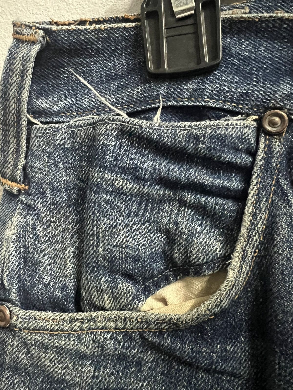 Vintage Vintage 1950s RANCH CRAFT Side Zipper Jeans - Fabulous! Size US 27 - 3 Thumbnail