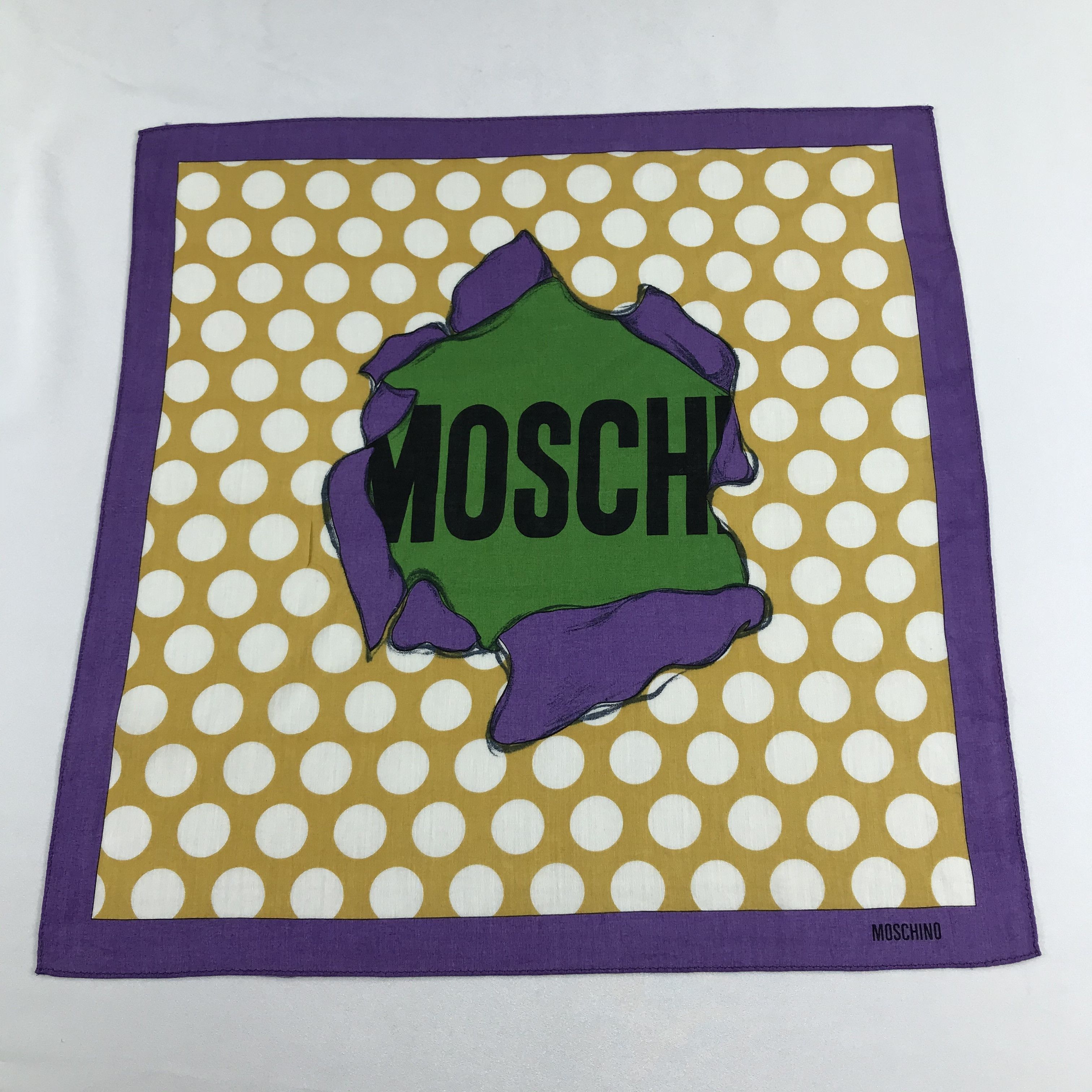 Moschino Moschino Handkerchief Neckerchief Bandana H1216 Size ONE SIZE - 1 Thumbnail