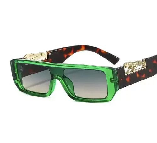 Electric Visual Green Frame Leopard Sunglasess Size ONE SIZE - 2 Thumbnail