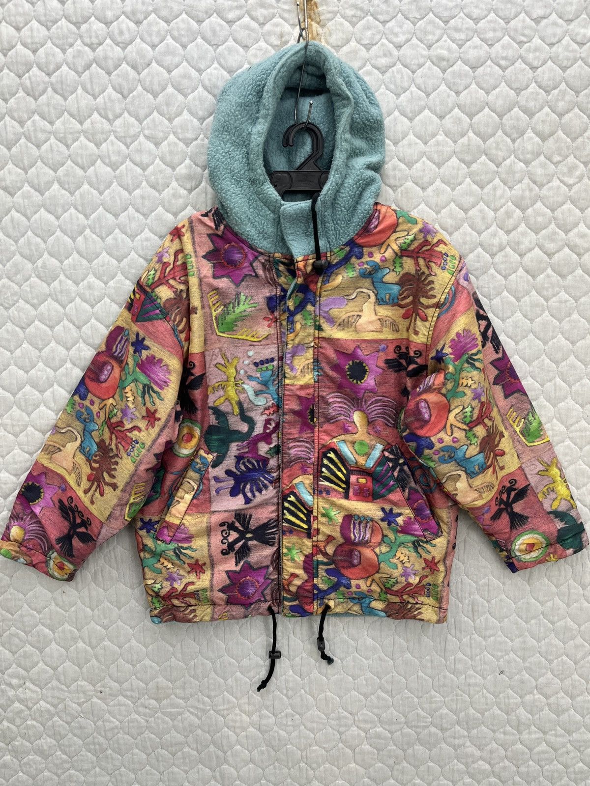 Art Comes First 🔥🔥🔥ARCHIVE JIRO MULTICOLOUR HOODIE POLARTEC JACKET Size US M / EU 48-50 / 2 - 1 Thumbnail