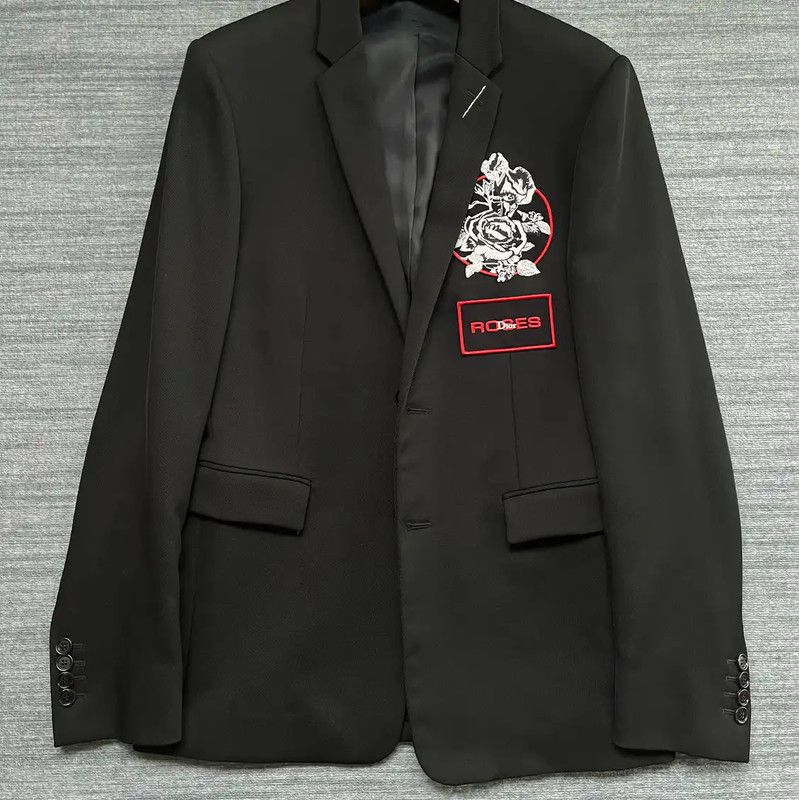 Dior Dior Black Wool Men's Spring Autumn Outerwear 0089 Size US M / EU 48-50 / 2 - 1 Thumbnail