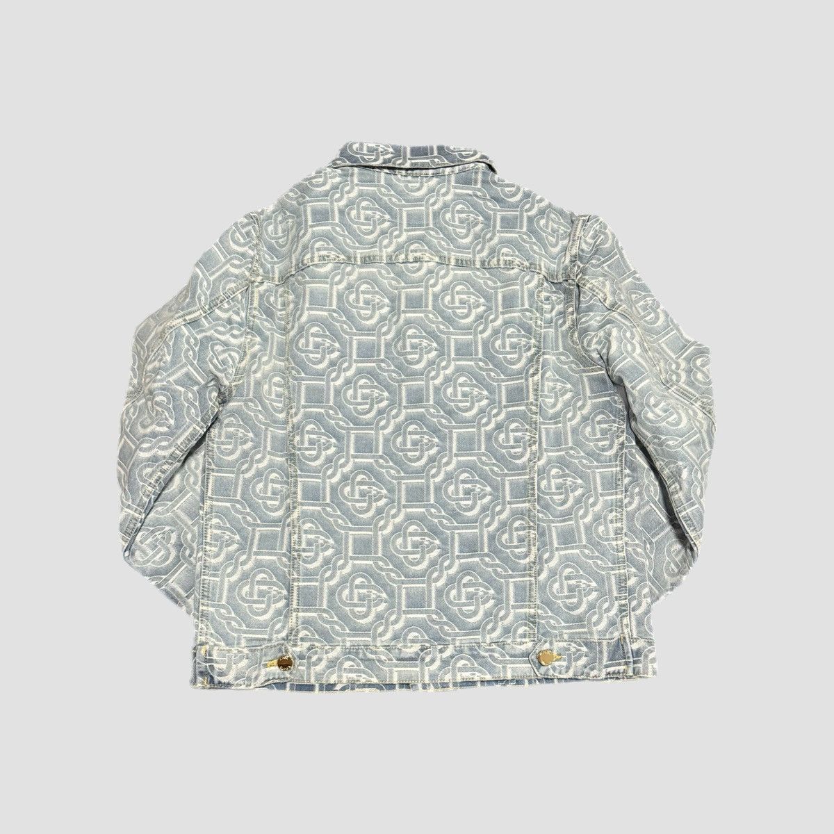 Casablanca Casablanca Bleached Denim Jacket Monogram Size US M / EU 48-50 / 2 - 6 Thumbnail