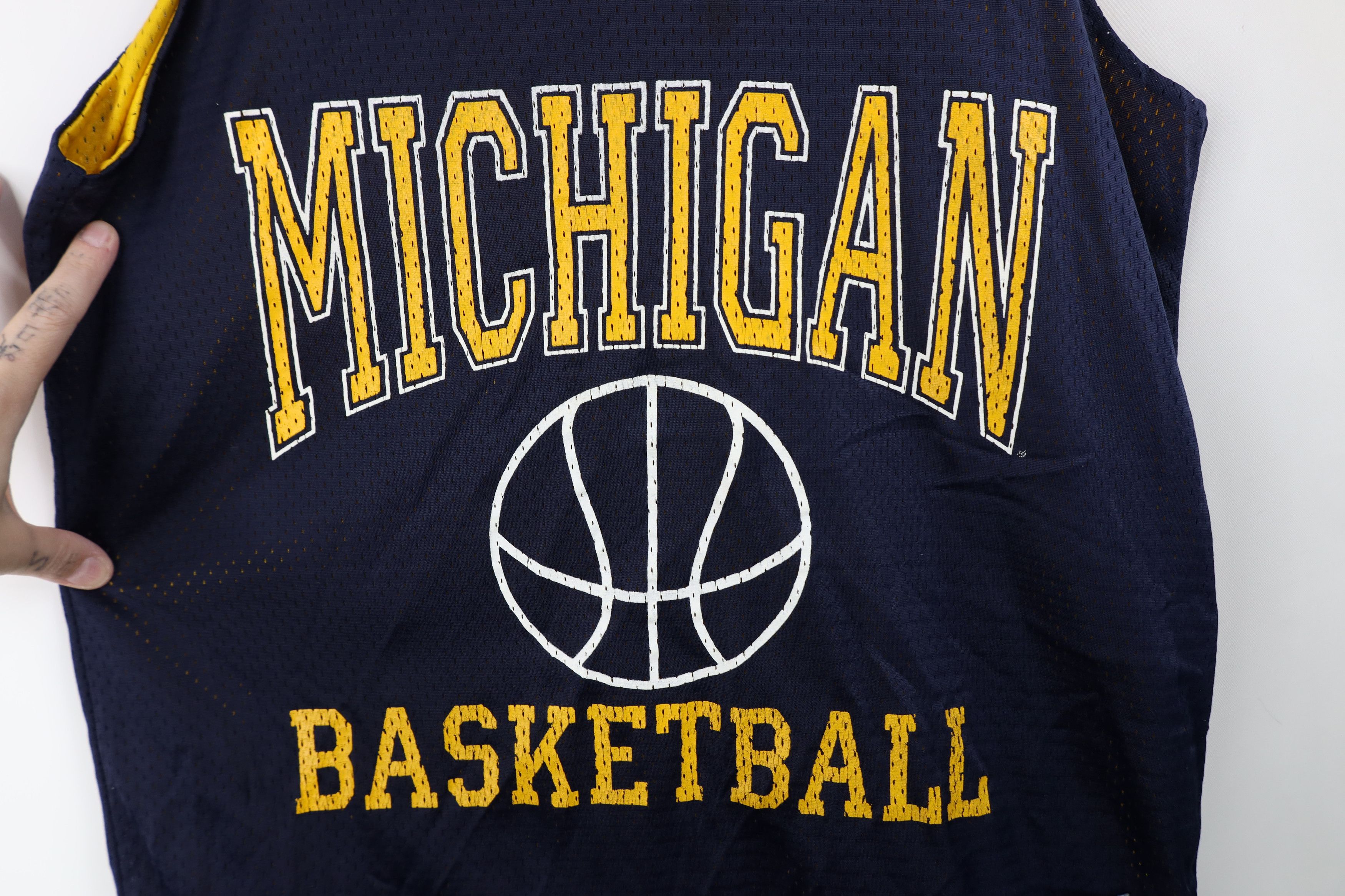 Champion Vintage 90s Champion Reversible University Michigan Jersey Size US M / EU 48-50 / 2 - 5 Thumbnail