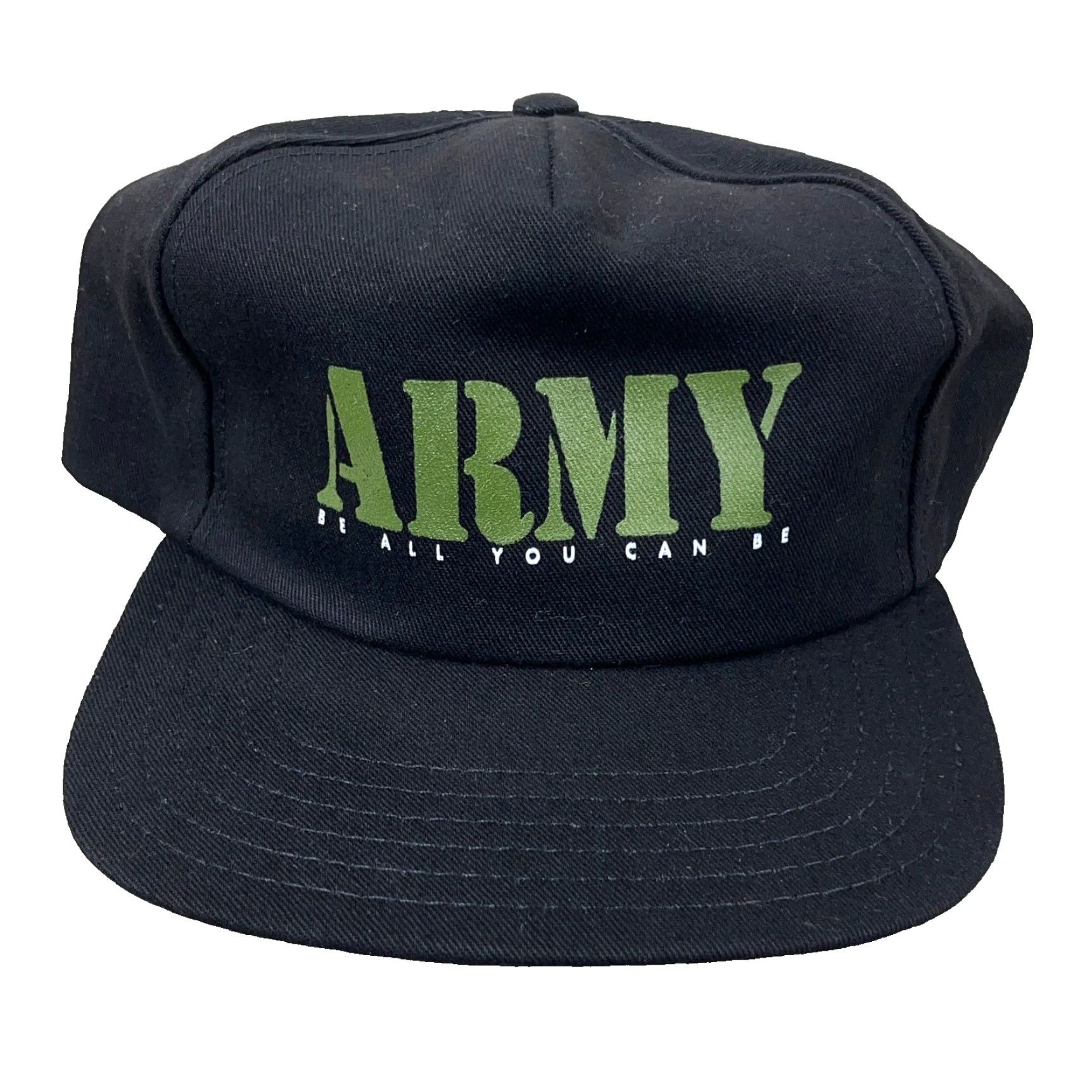 Vintage VINTAGE US Army Hat Cap Snapback USA Retired Veteran Black BO20 Size ONE SIZE - 2 Thumbnail