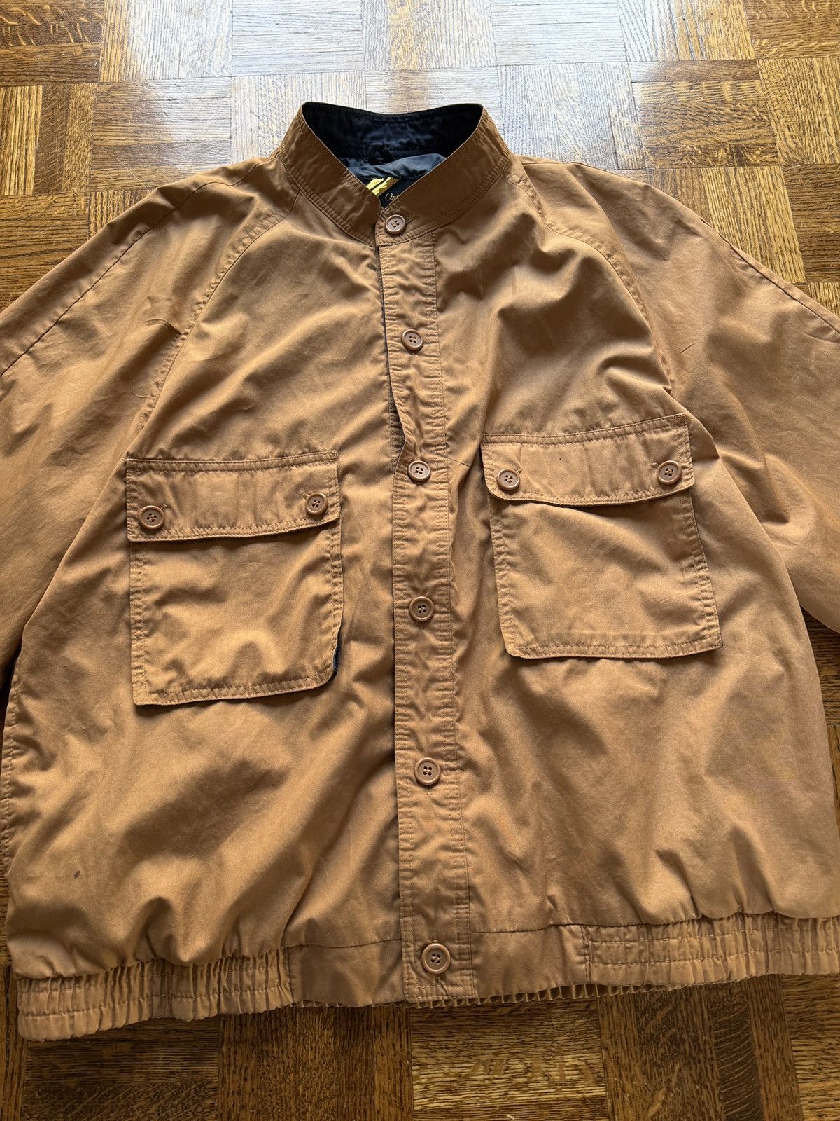 Sears Vintage 80s Sears Four Pocket Button Up Windbreaker Jacket Size US L / EU 52-54 / 3 - 5 Thumbnail