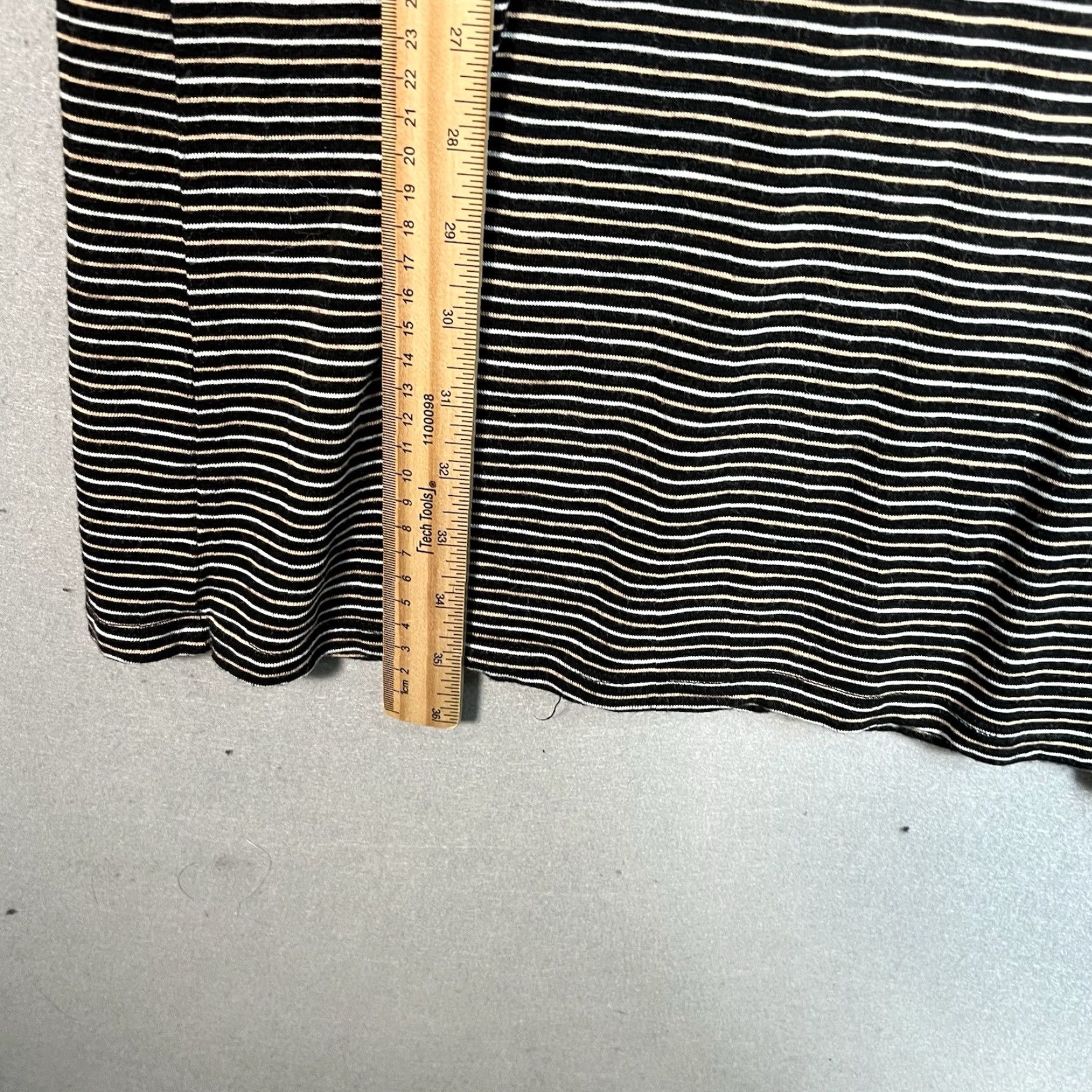 Madewell Madewell Dress Sleeveless Striped Knit Black Size M Multicolor Knit A-Line Casual Women Colection Size M / US 6-8 / IT 42-44 - 3 Thumbnail