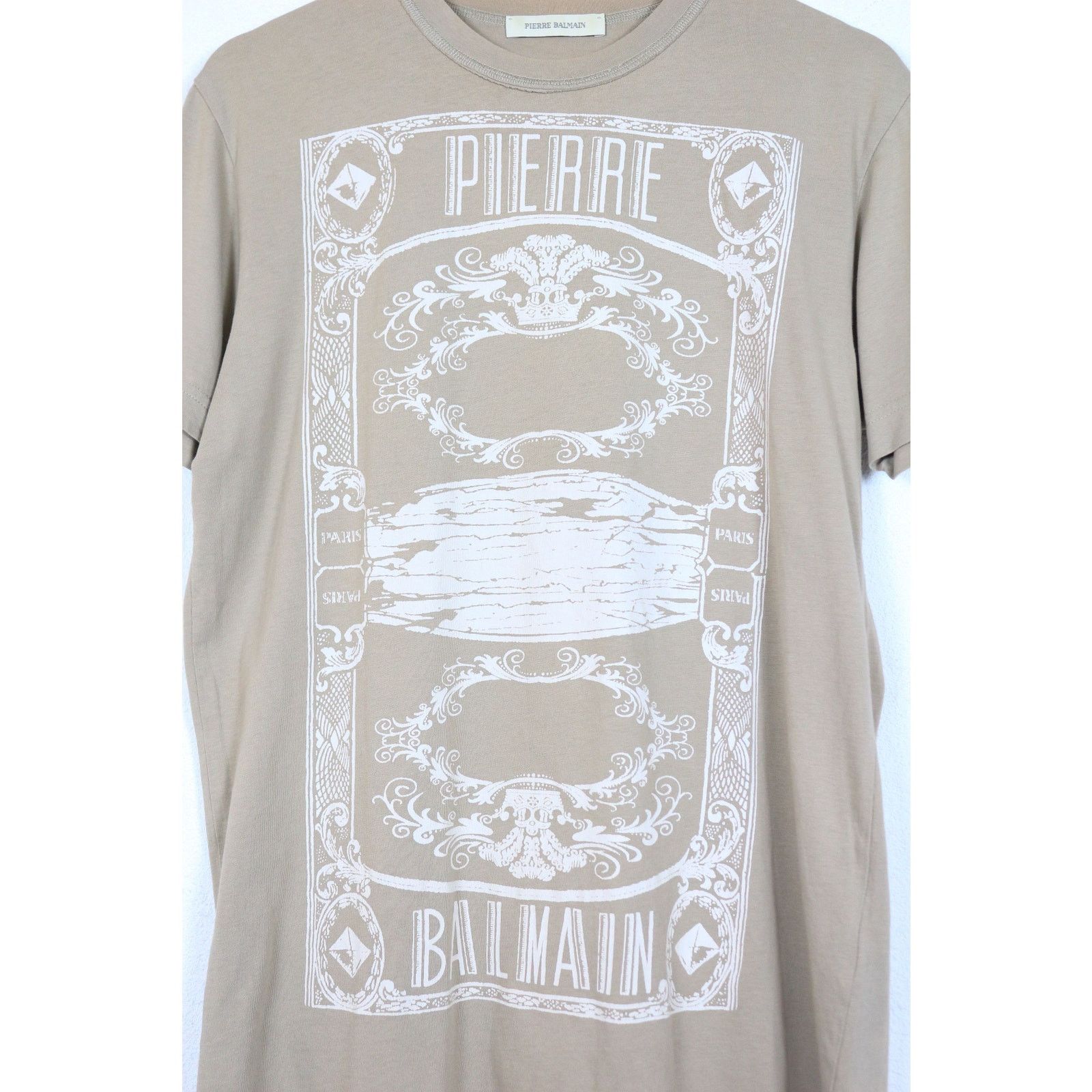 Pierre Balmain Pierre Balmain Paris Baroque Graphic Print Tee T-shirt Y2K Size US M / EU 48-50 / 2 - 4 Thumbnail