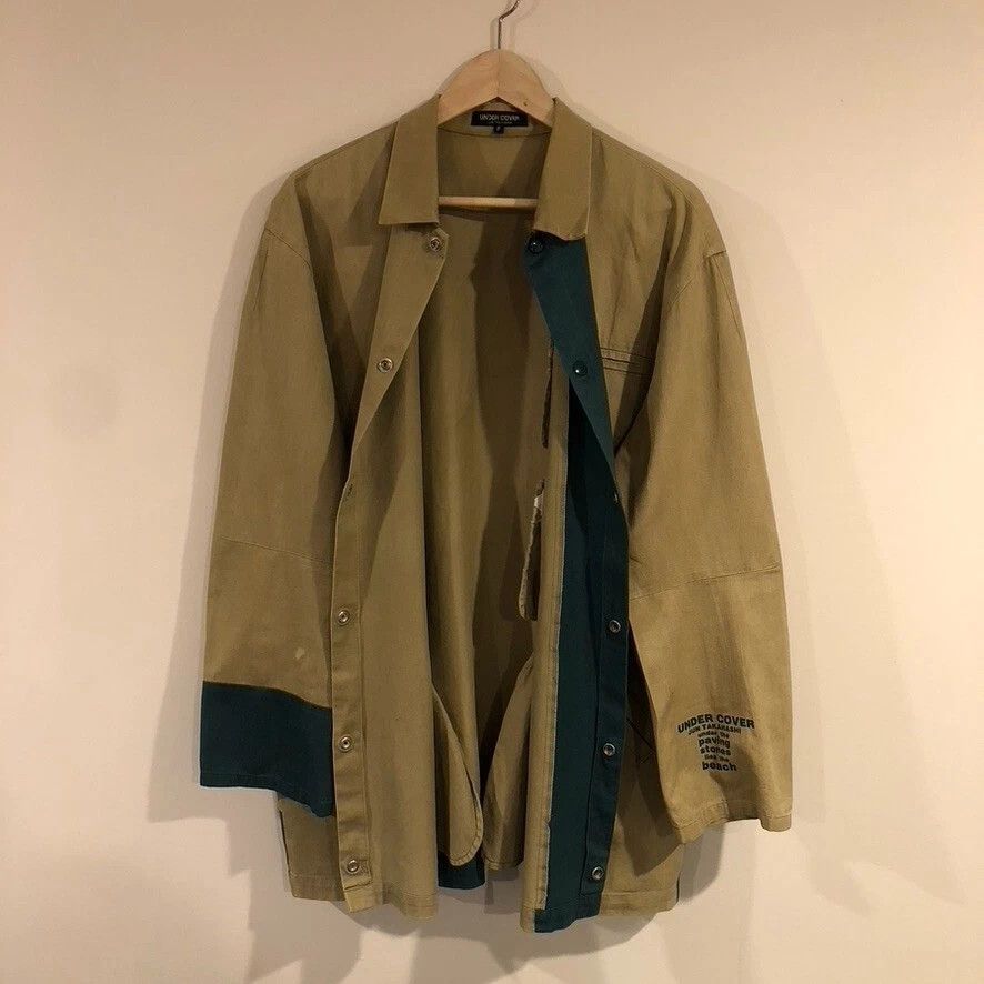 Undercover SS95 Under Paving Stones Overshirt Jacket Size US XL / EU 56 / 4 - 9 Thumbnail