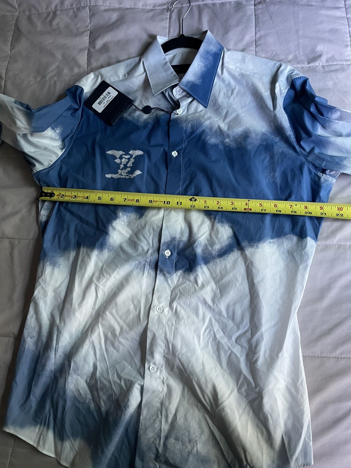 Louis Vuitton Louis Vuitton Blue Clouds Shirt Size US XL / EU 56 / 4 - 7 Thumbnail