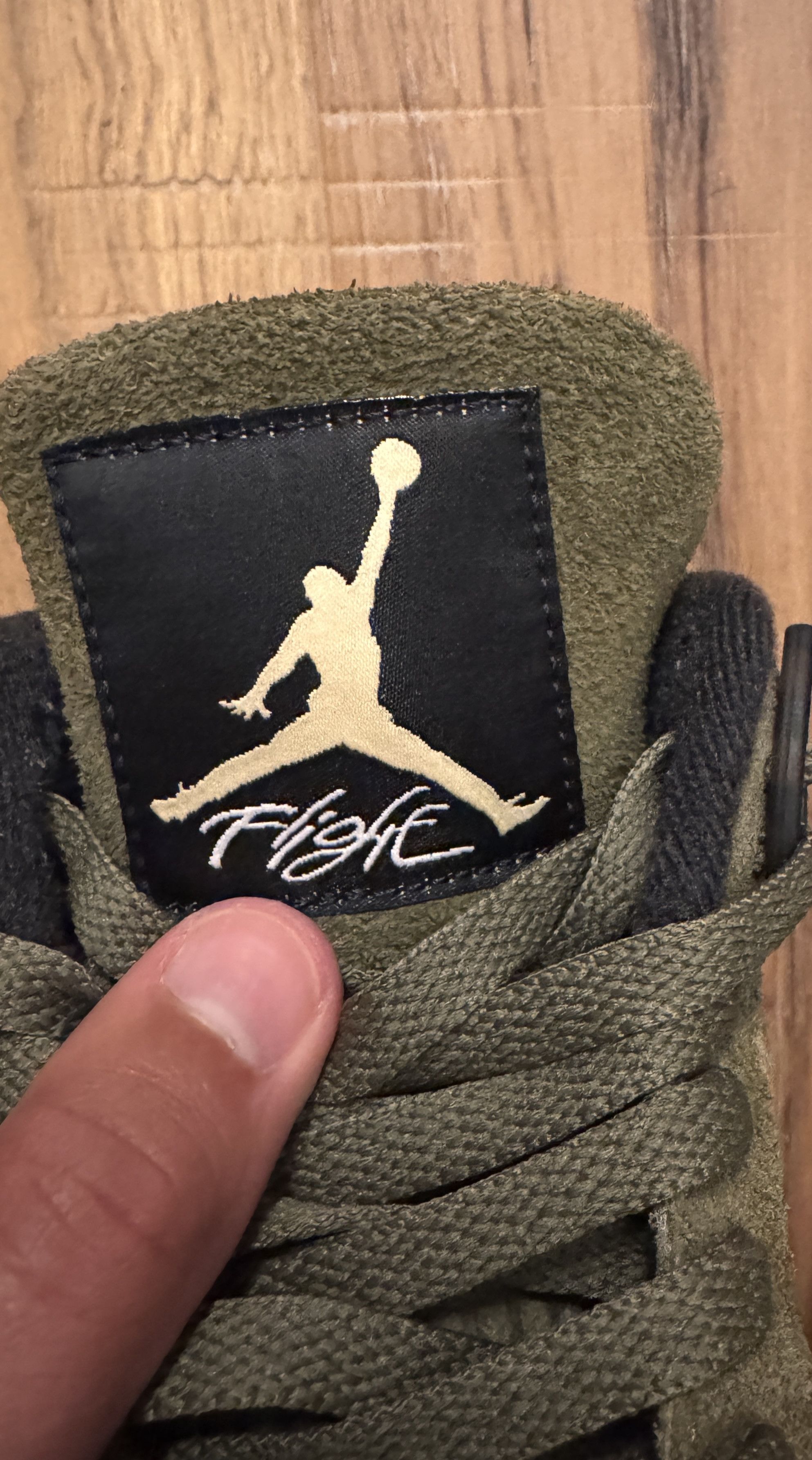 Jordan Brand × Nike Jordan 4 Olive Craft Special Edition Size US 9 / EU 42 - 6 Thumbnail