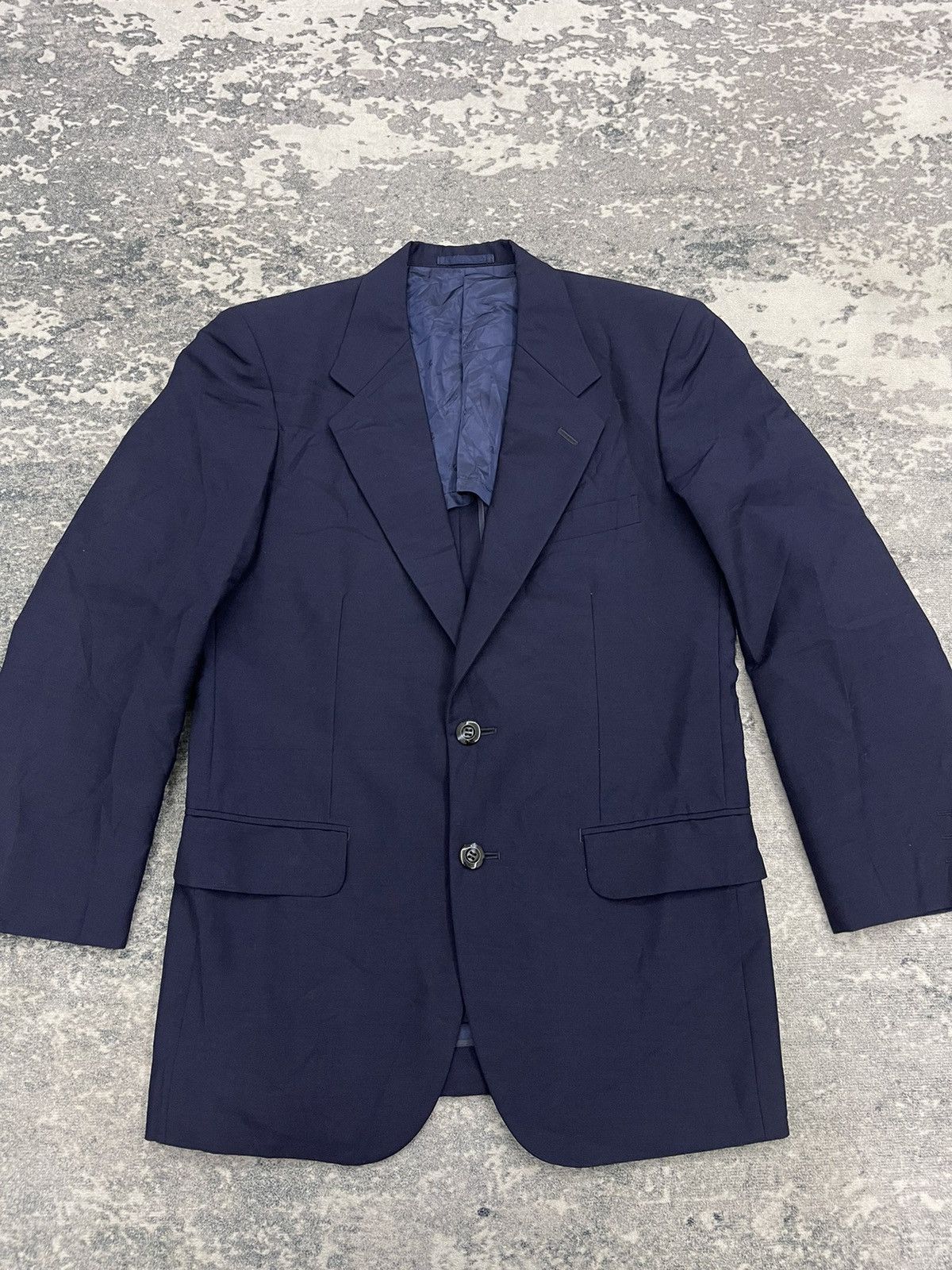 Balenciaga BALENCIAGA PARIS Navy Blazer s9 Size US S / EU 44-46 / 1 - 1 Thumbnail