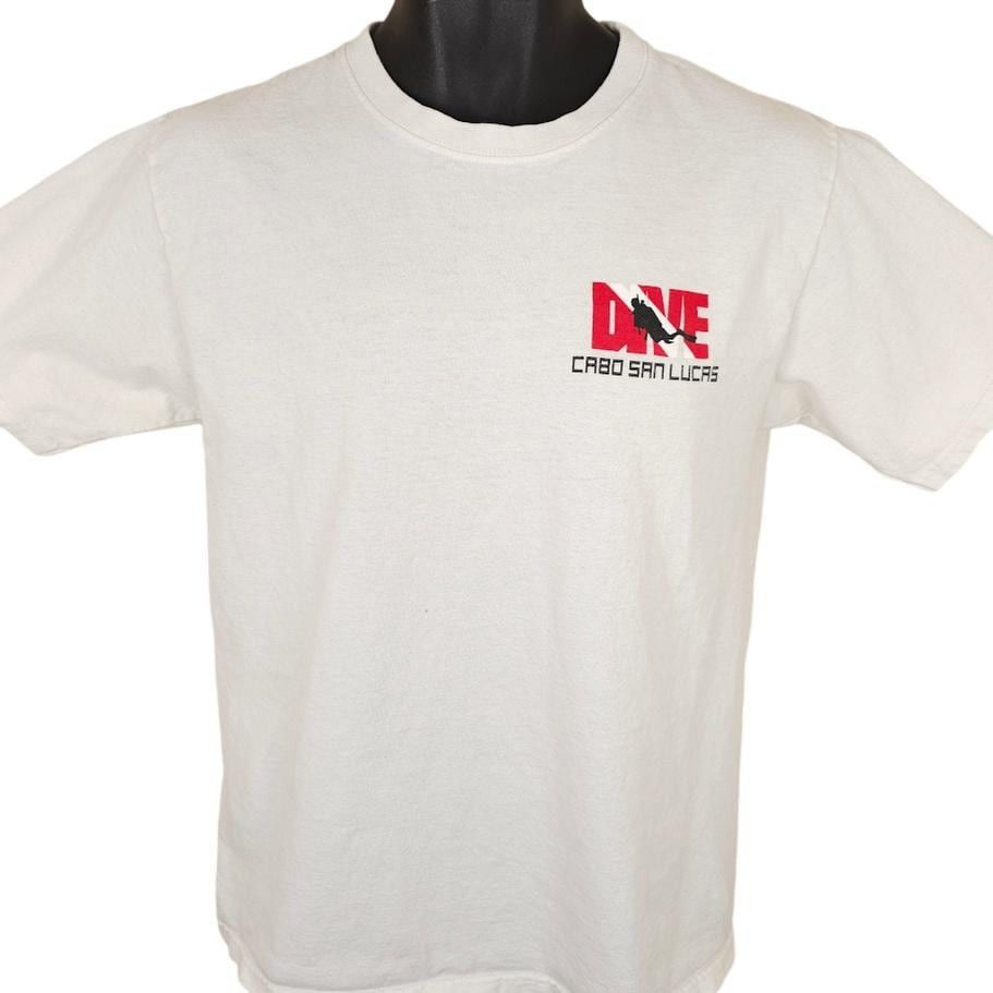 Vintage Vintage Scuba Diving T Shirt Mens Size Medium Y2K Cabo Size US M / EU 48-50 / 2 - 2 Thumbnail