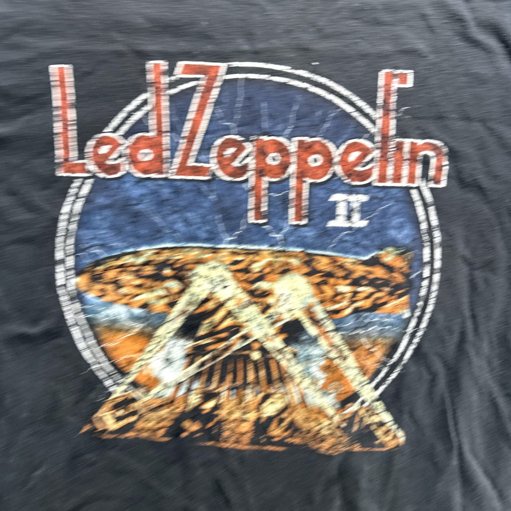 Vintage Led Zeppelin Shirt Medium Black Rock Band Graphic Album Tee Mens Size US M / EU 48-50 / 2 - 6 Thumbnail