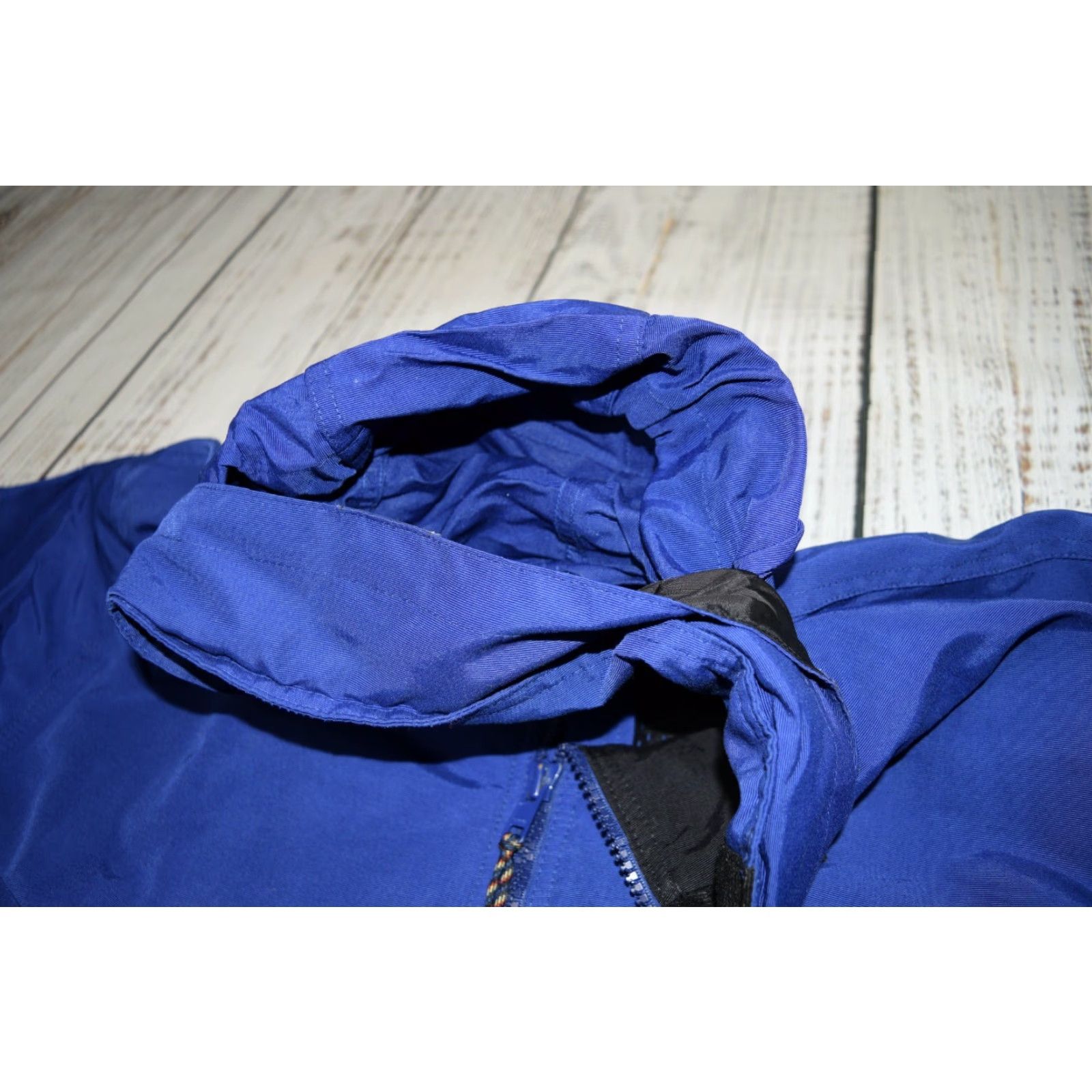 Carhartt VINTAGE Carhartt USA Hooded Heavy Windbreaker Royal Blue Work Jacket Full Zip XL Shirt Mens Size US XL / EU 56 / 4 - 6 Thumbnail