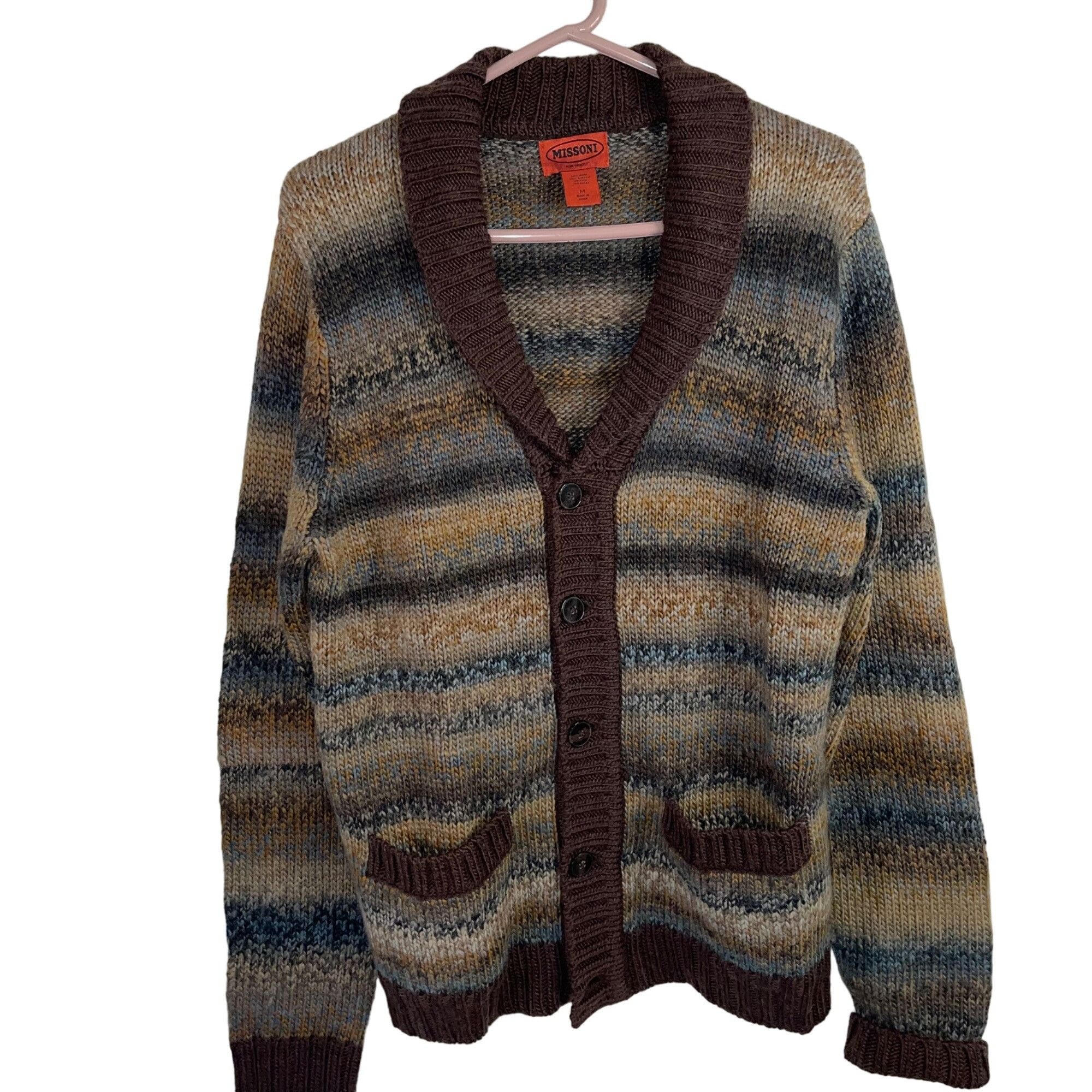 Missoni Missoni Mens Sweater Size Medium Multicolor Shawl Size US M / EU 48-50 / 2 - 1 Thumbnail