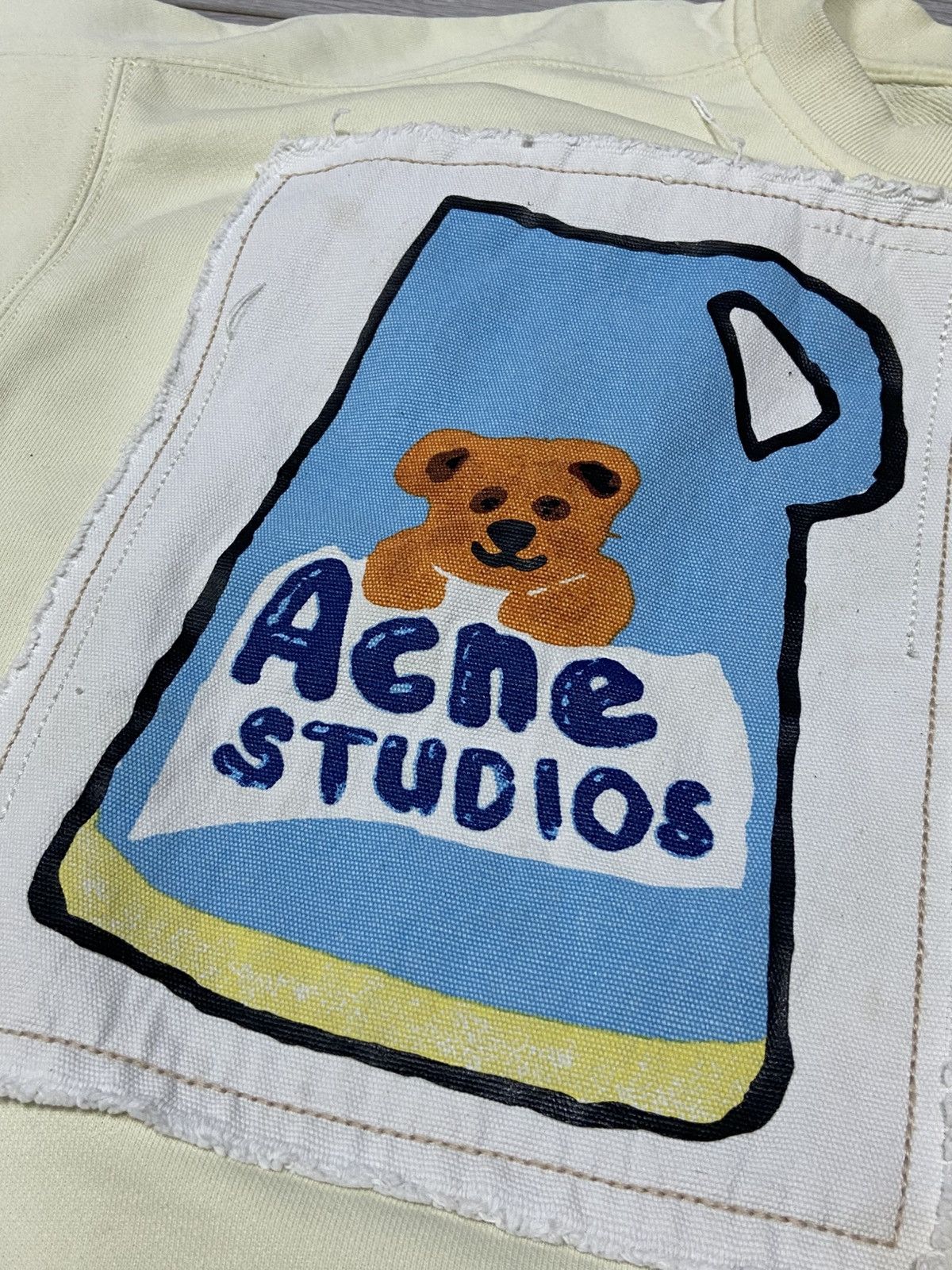 Acne Studios Acne bear Grant Levy Lucero Ceramic Patches Sweatshirt Size M / US 6-8 / IT 42-44 - 3 Thumbnail
