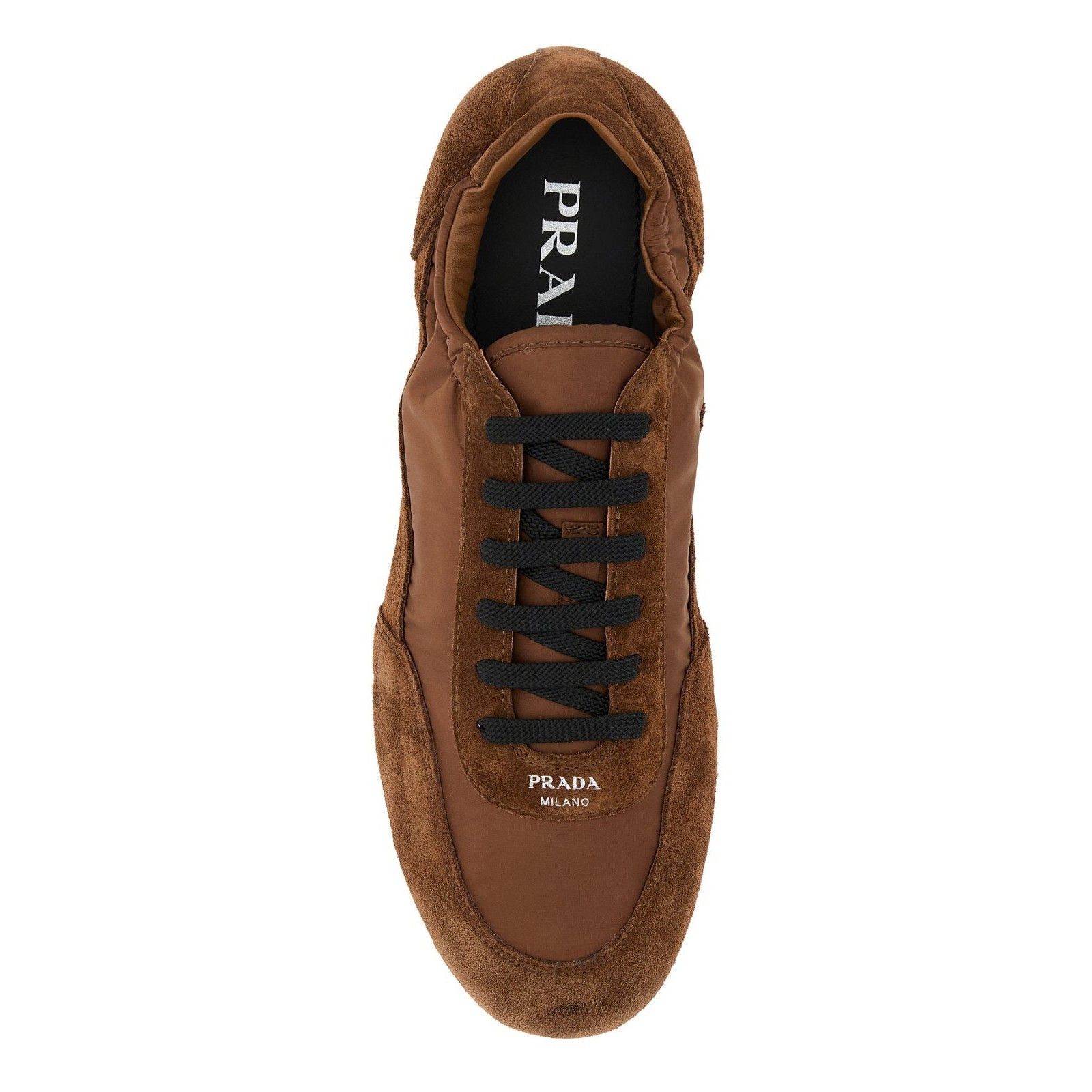 Prada PRADA Collapse Brown Re Nylon Suede Sneakers New & Authentic Size US 10 / IT 40 - 4 Thumbnail