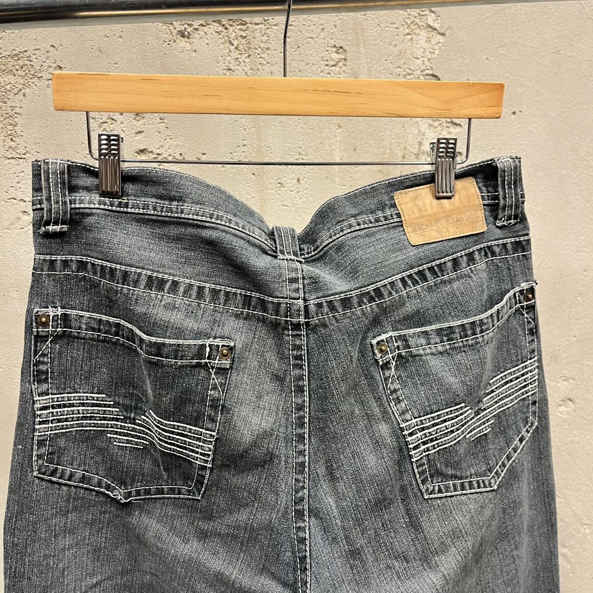 Other Michael Brandon Dark Wash Baggy Wide Leg Y2K Skater Jeans 36 Size US 36 / EU 52 - 3 Thumbnail