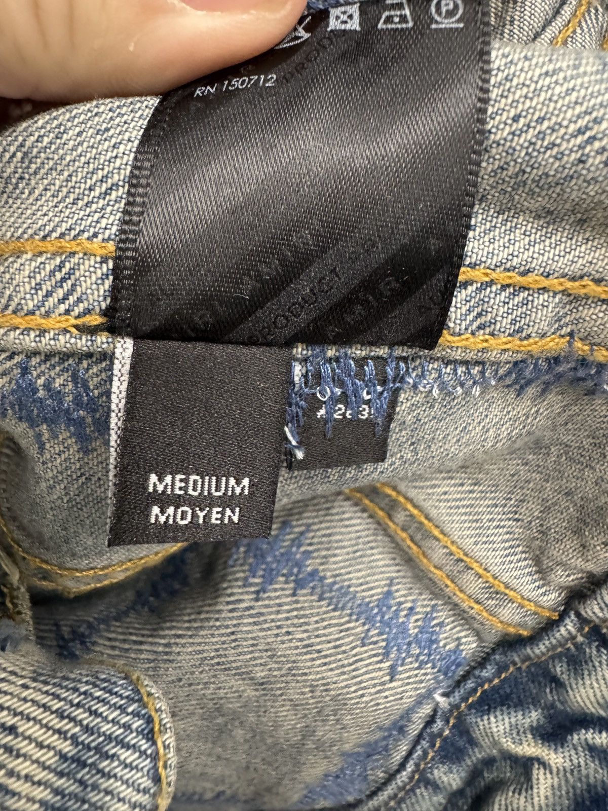 Amiri Amiri Blue Bandana Patch Denim Jacket And Pants Set Size US M / EU 48-50 / 2 - 4 Thumbnail