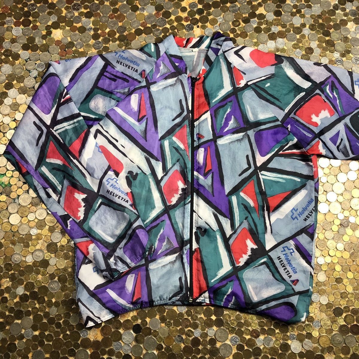 Vintage Vintage Helvetia very light bomber jacket Size US M / EU 48-50 / 2 - 1 Thumbnail