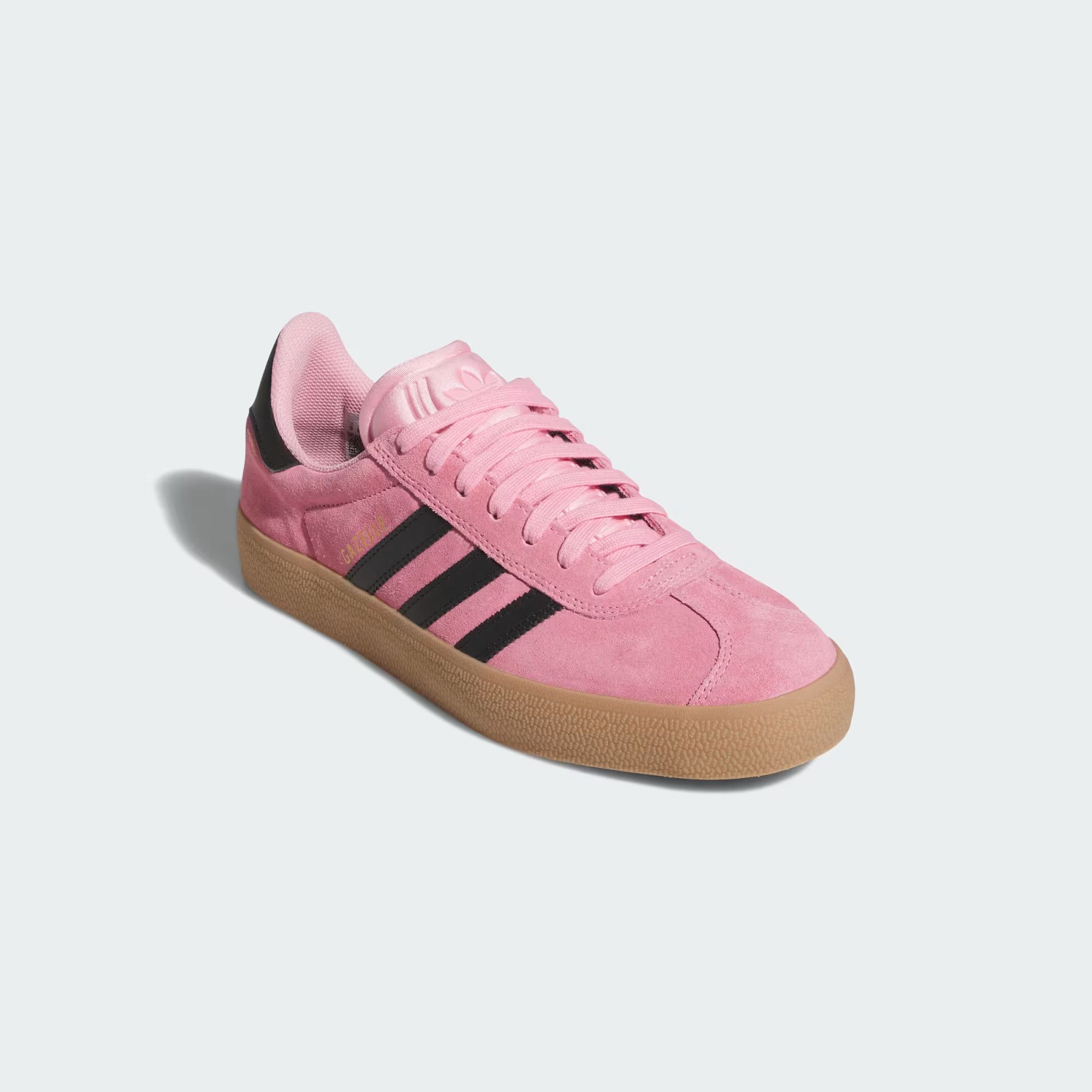 Adidas o1mle0426 Unisex Gazelle Low-Top Sneakers in Pink/Black Size US 5.5 / IT 35.5 - 4 Thumbnail